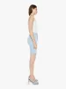High Waisted Rider Bermuda Short Fray - Cowabunga sold by MOTHER