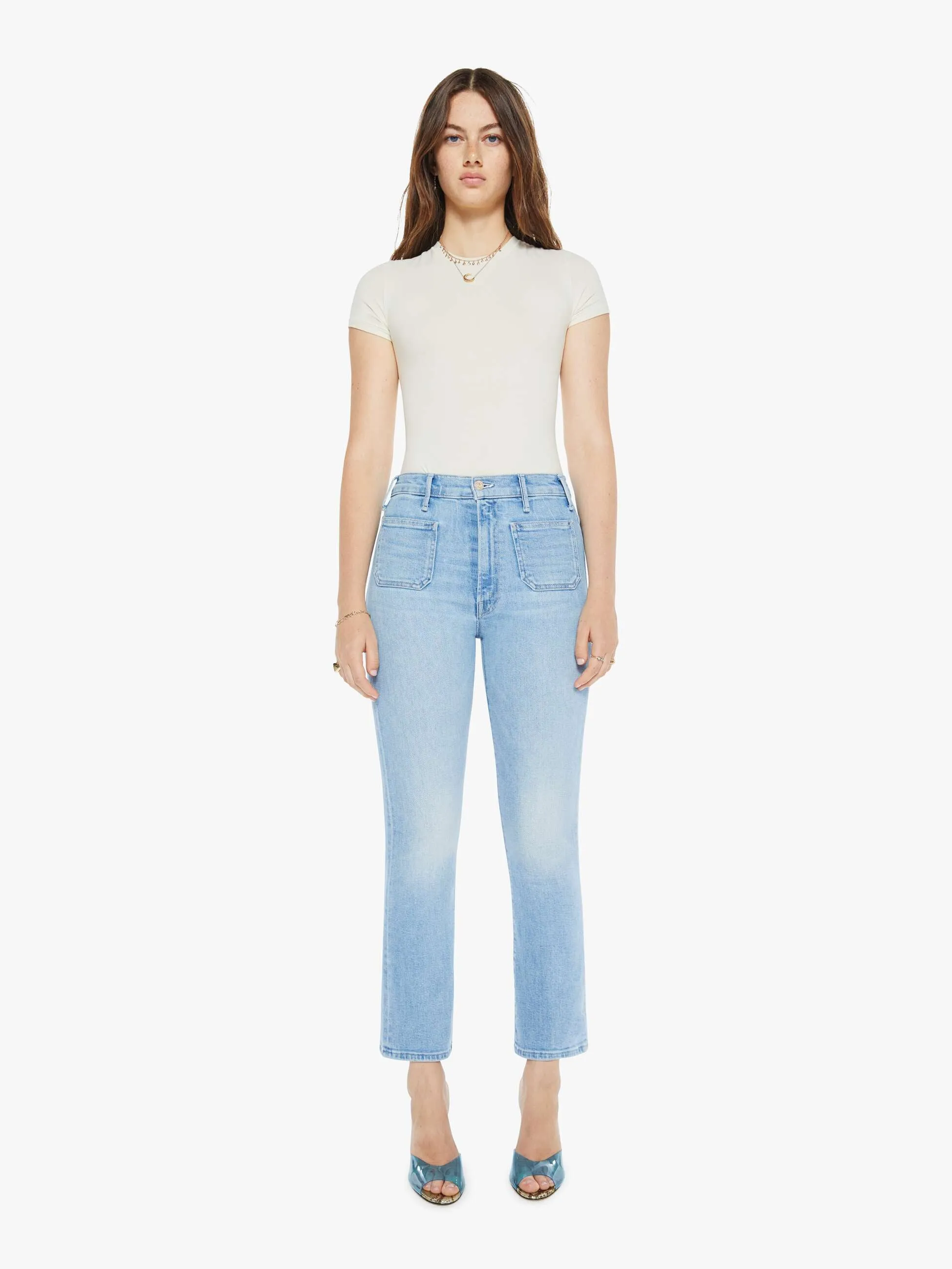 The Hustler Patch Pocket Ankle - Tune In, Tune Out sold by MOTHER product image thumbnail 3