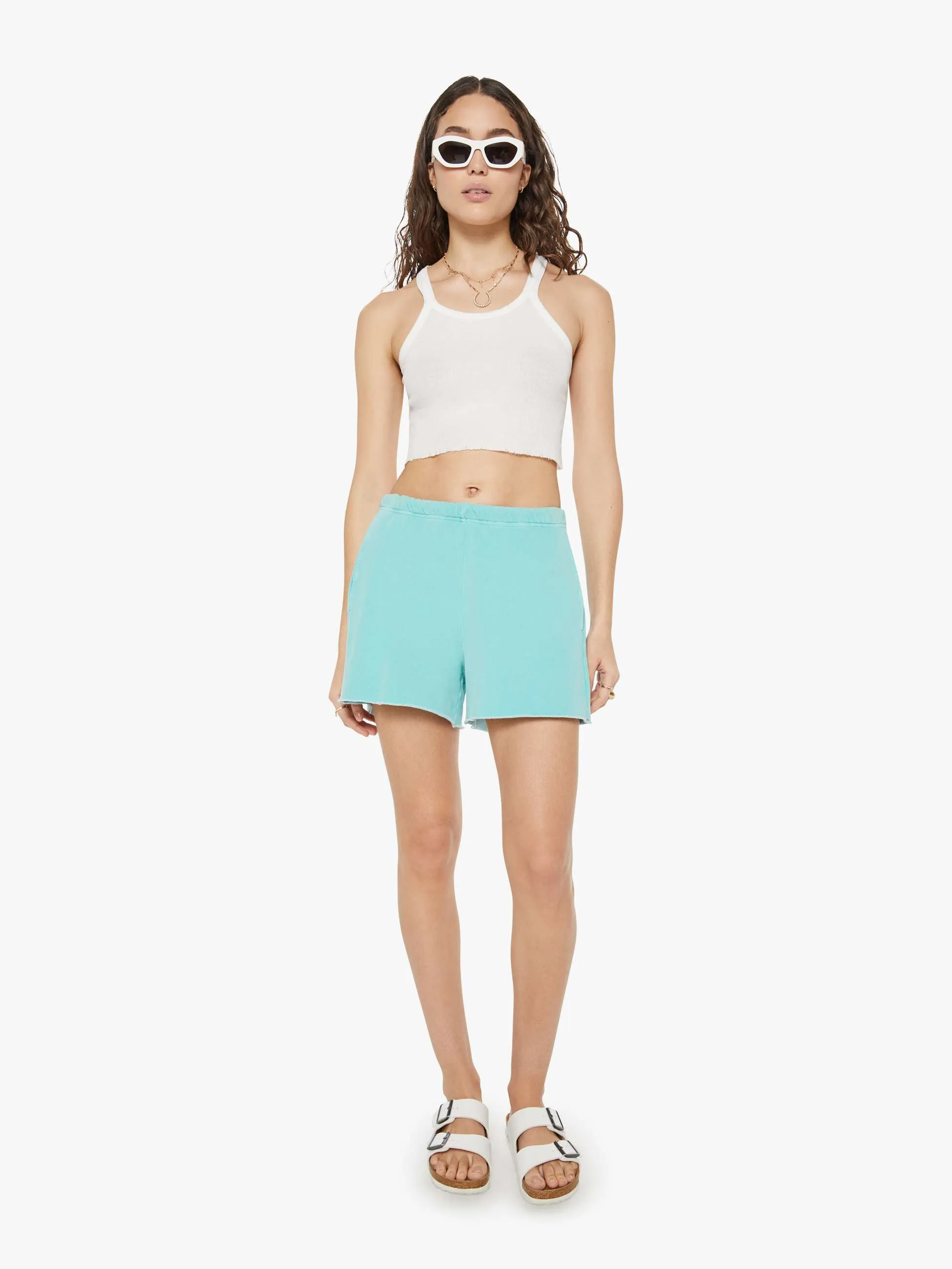 XiRENA Shawn Sweatshort - Raindrop sold by MOTHER