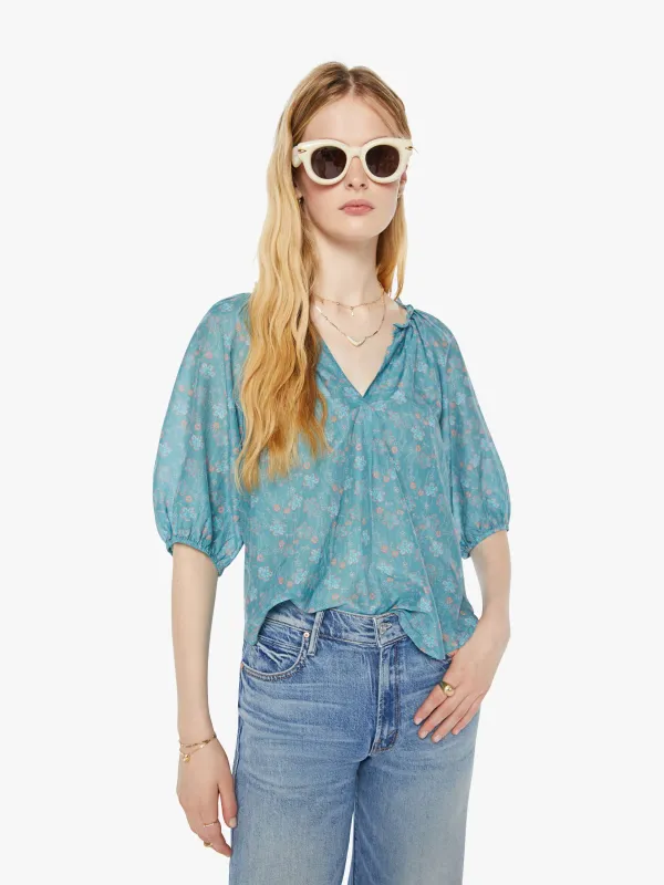 XiRENA Jules Shirt - Aqua Teal sold by MOTHER