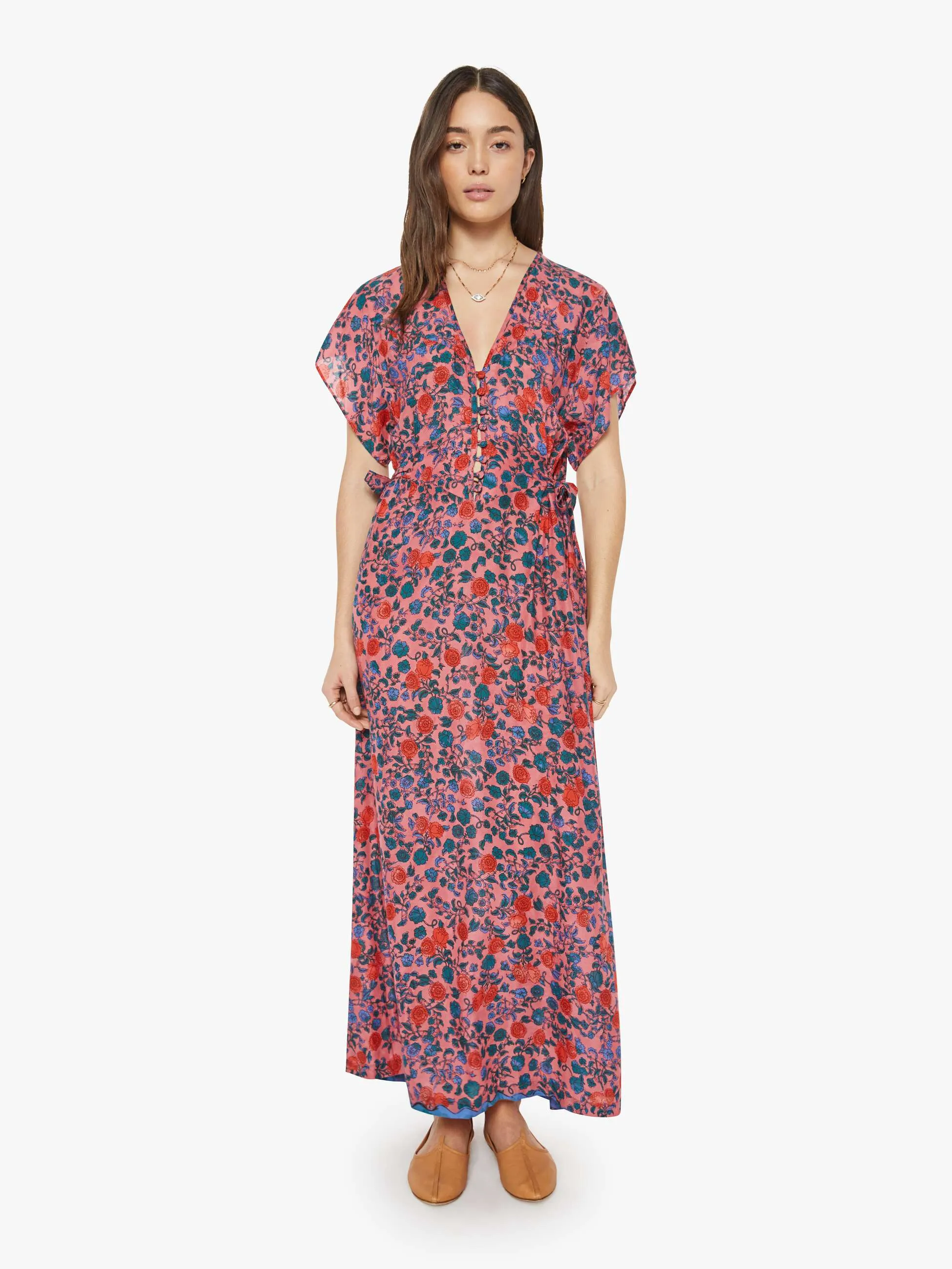 Natalie Martin Monica Dress - Rose Bandana sold by MOTHER product image thumbnail 2