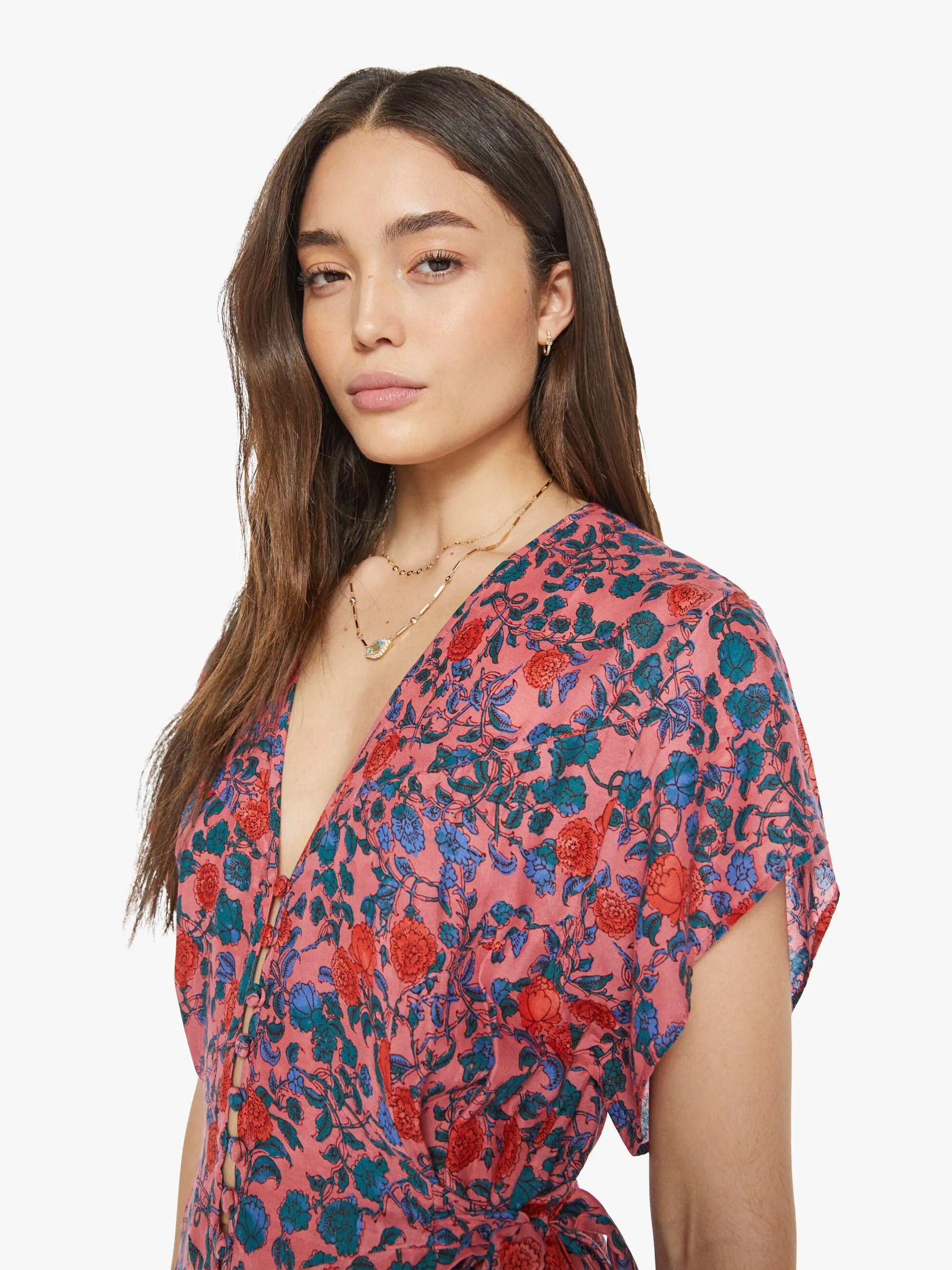 Natalie Martin Monica Dress - Rose Bandana sold by MOTHER product image thumbnail 5