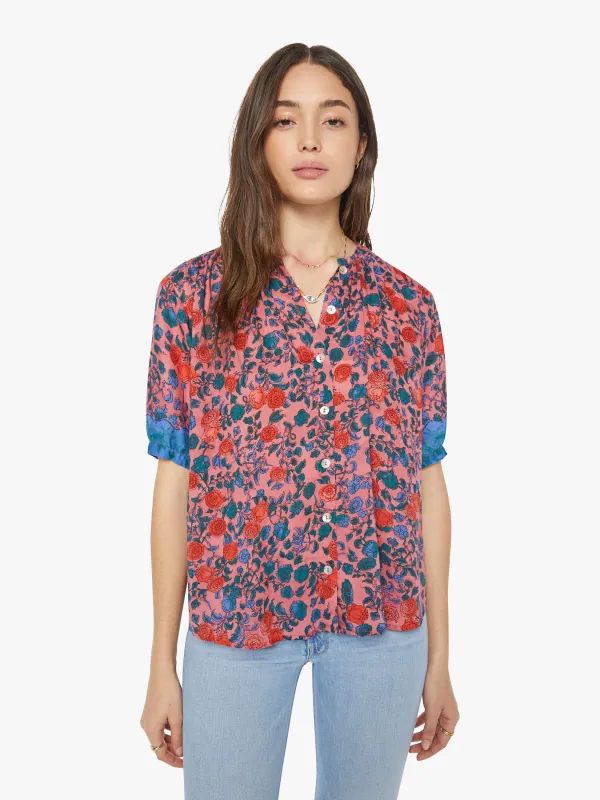 Natalie Martin Violet Top - Rose Bandana sold by MOTHER