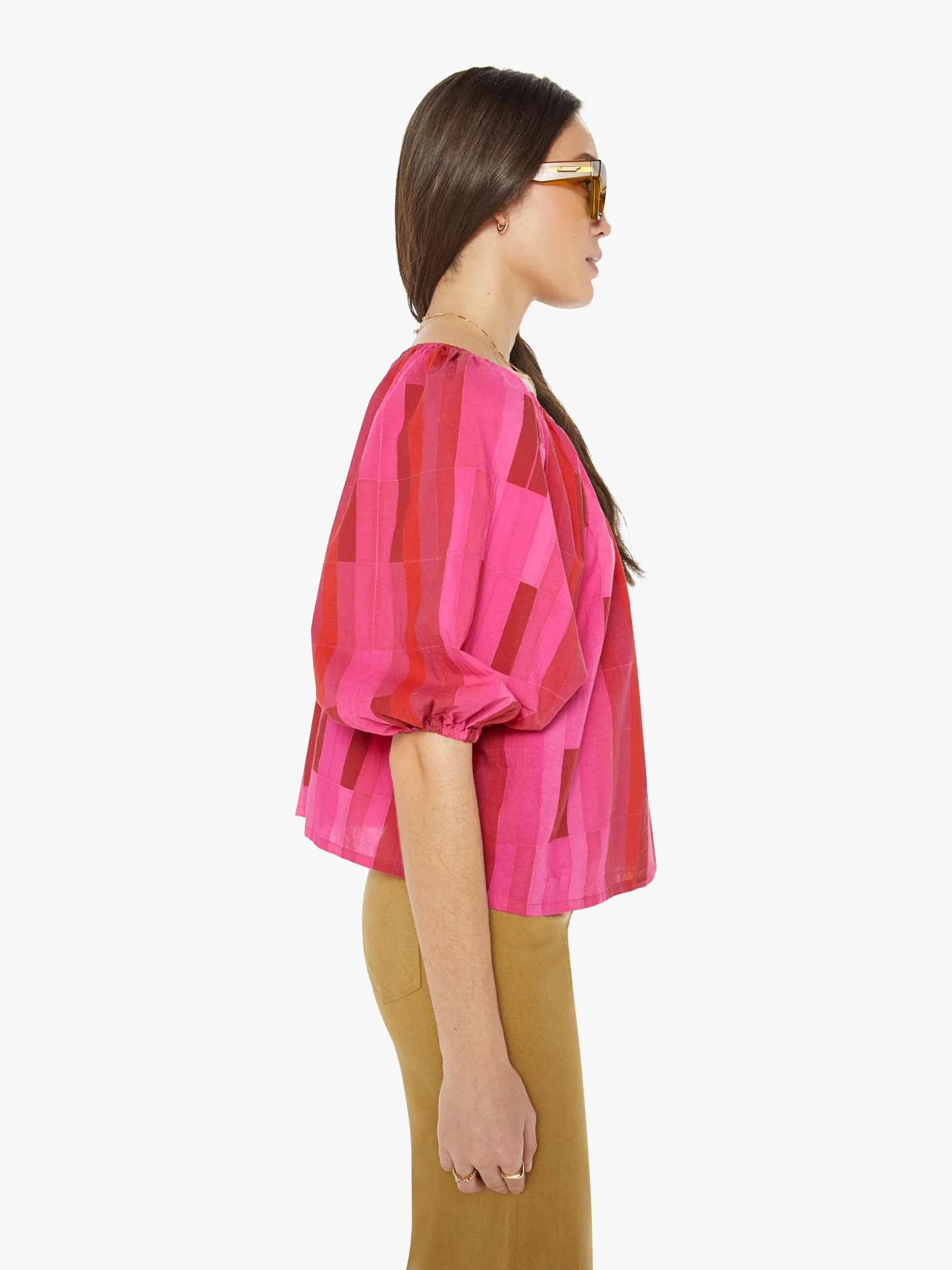 Natalie Martin Ella Top - Sea Glass Pink sold by MOTHER product image thumbnail 3