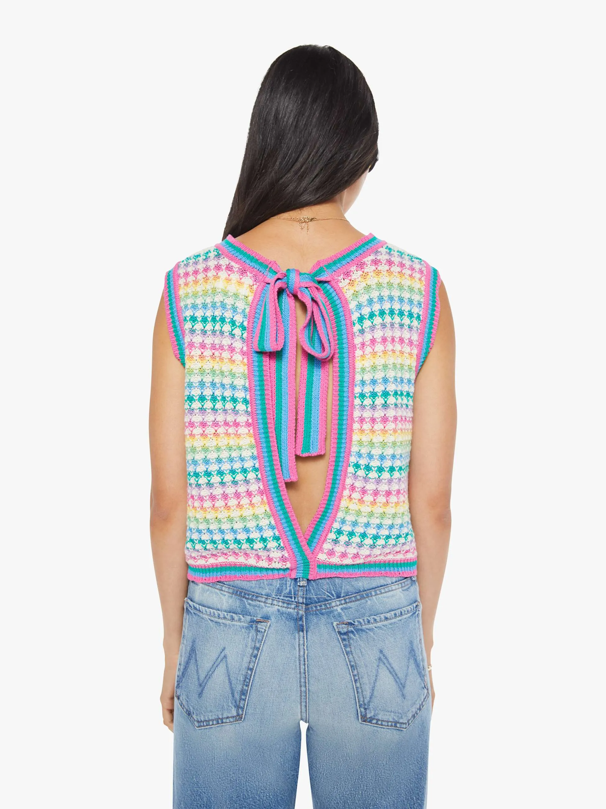 The Open Back Tank - Rainbow Dreams sold by MOTHER product image thumbnail 4