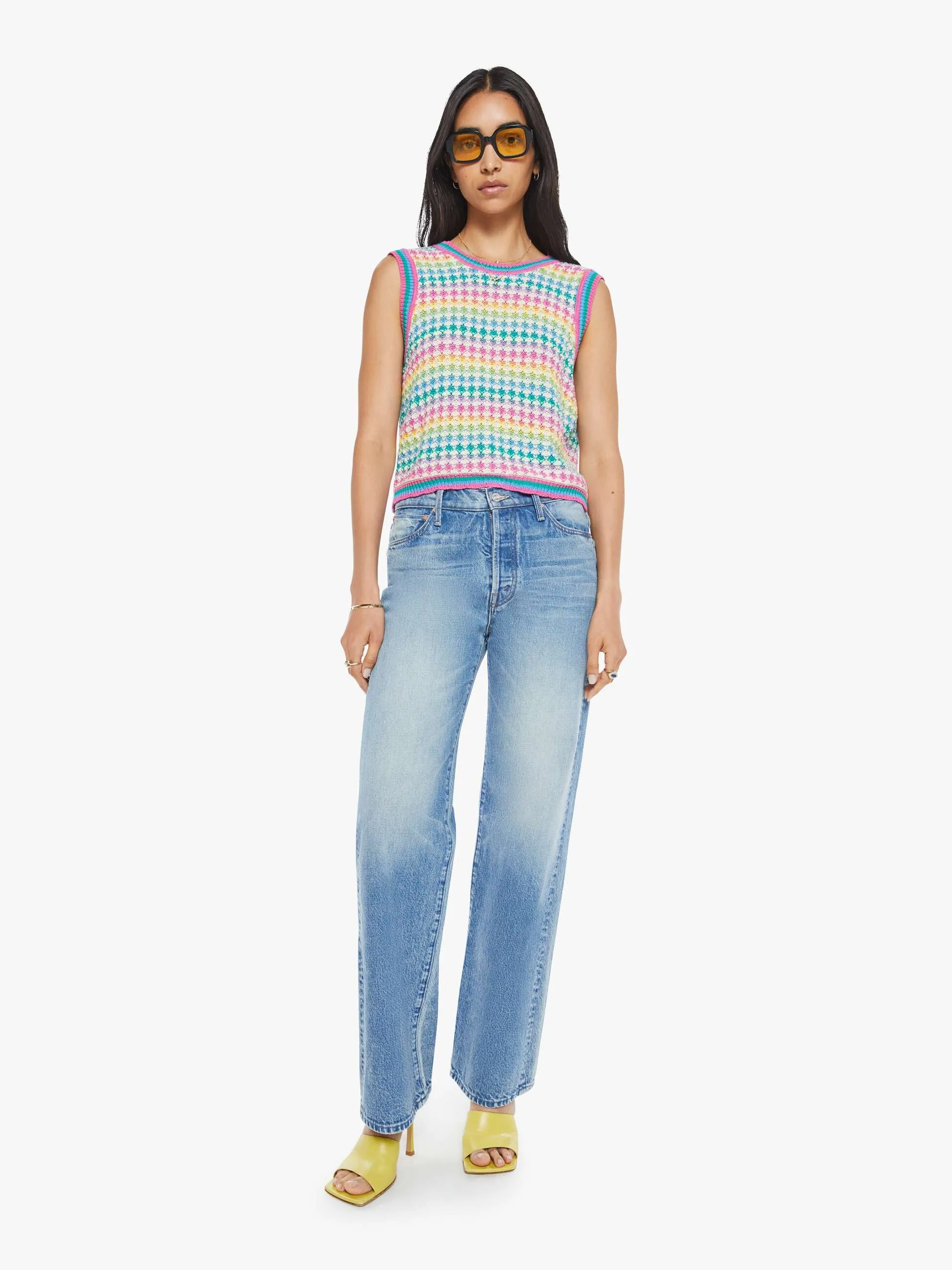 The Open Back Tank - Rainbow Dreams sold by MOTHER product image thumbnail 5