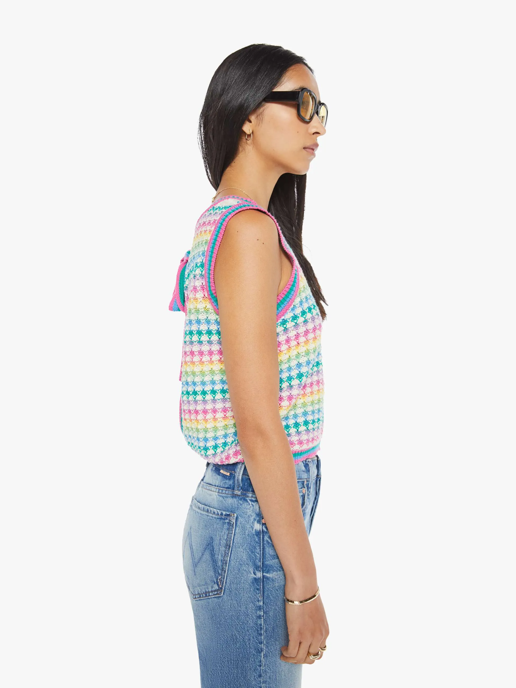 The Open Back Tank - Rainbow Dreams sold by MOTHER product image thumbnail 3