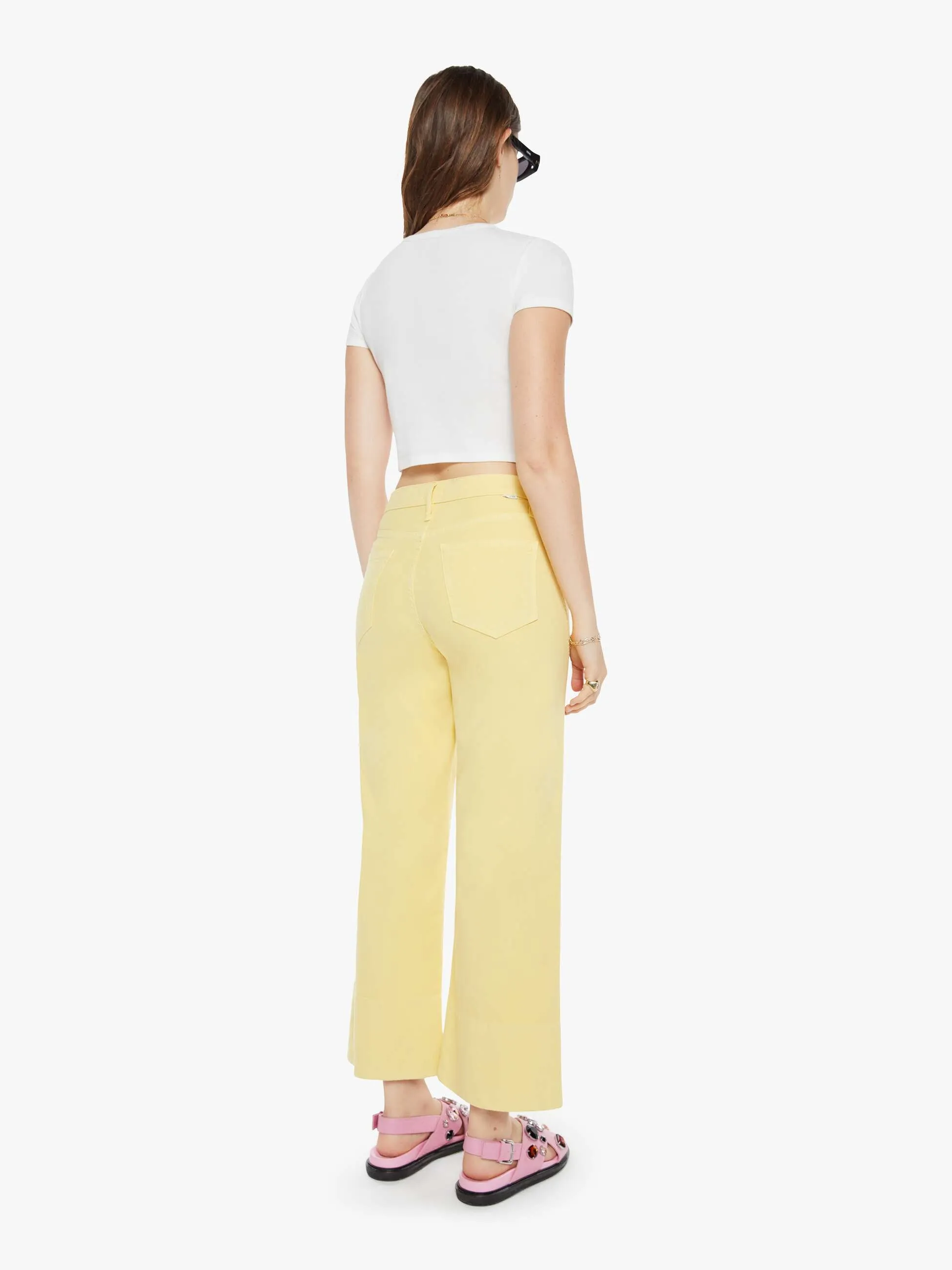 The Maven Wide Hem Ankle - Sunshine sold by MOTHER product image thumbnail 4