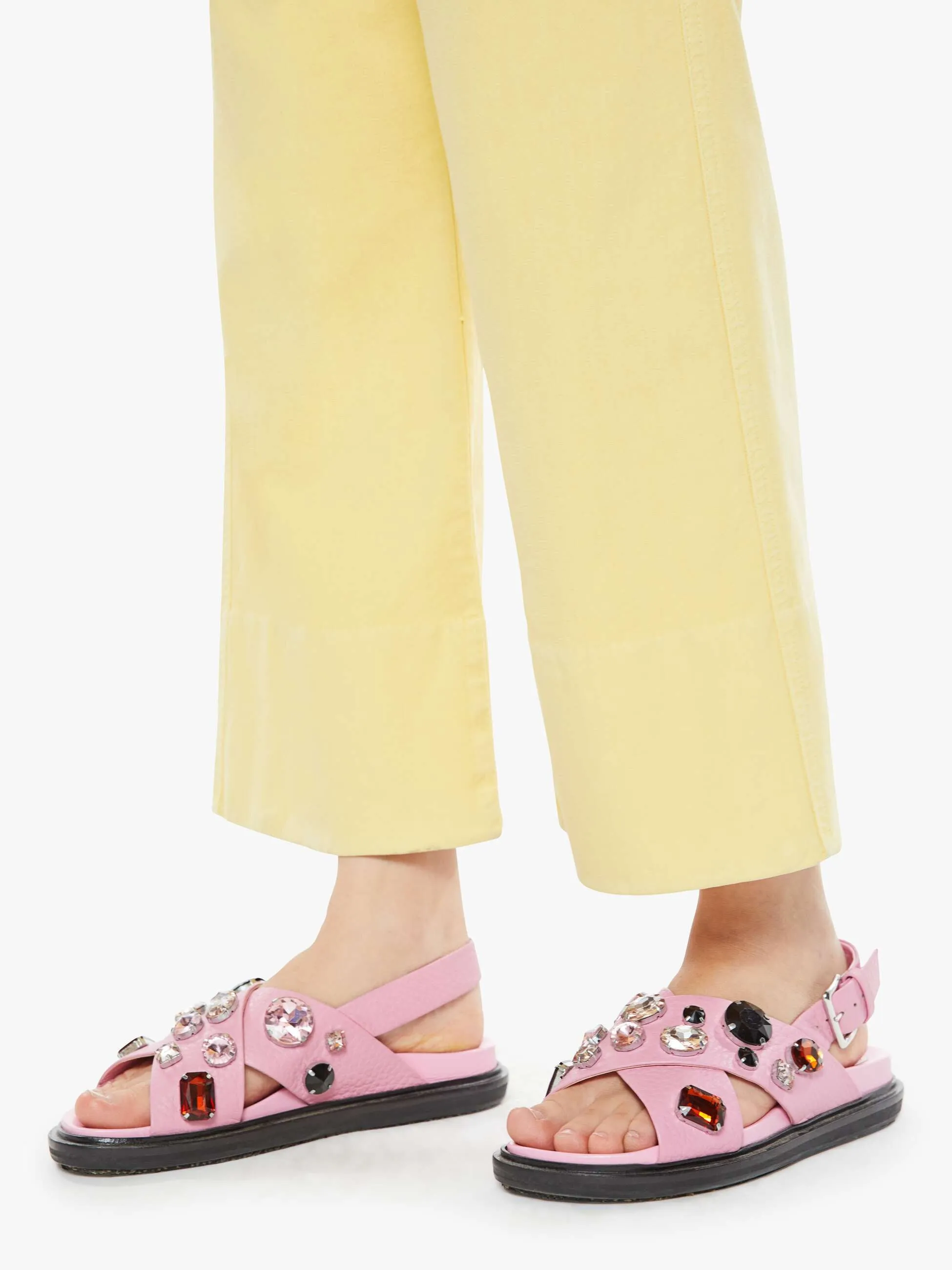 The Maven Wide Hem Ankle - Sunshine sold by MOTHER product image thumbnail 5