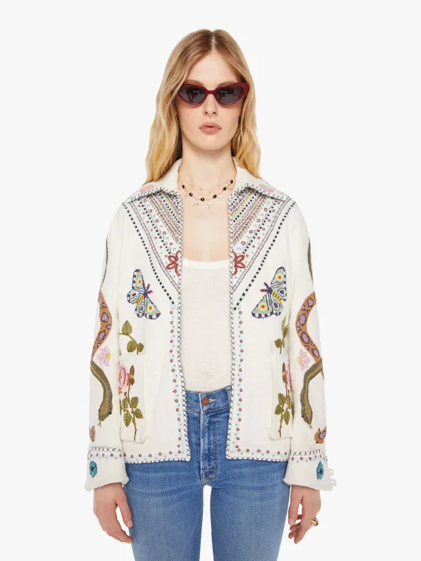 Alix Of Bohemia Jude Jacket - Ivory Ethereal sold by MOTHER