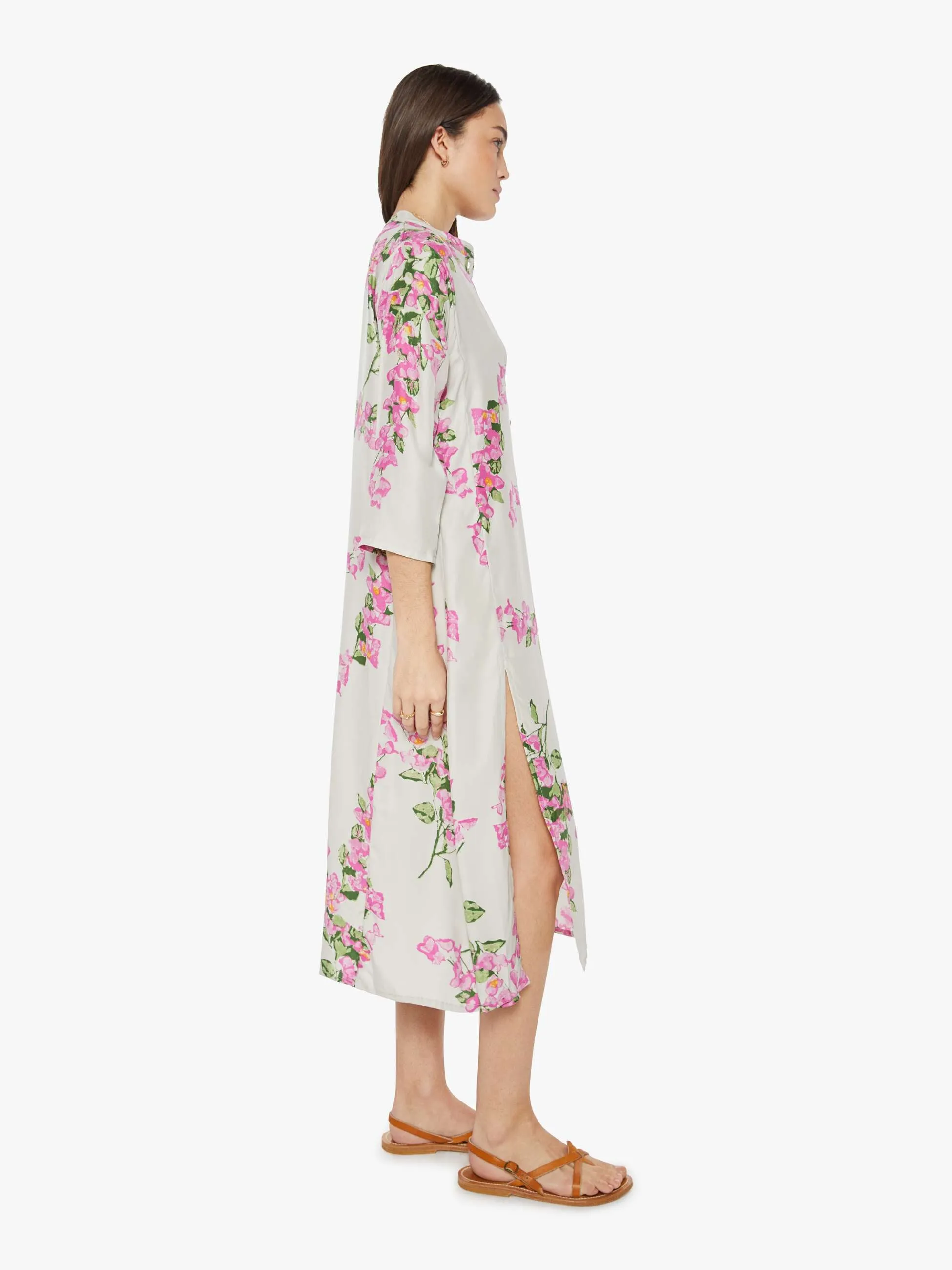 Natalie Martin Isobel Dress - Bougainvillea Mother Of Pearl sold by MOTHER product image thumbnail 3