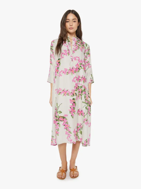 Natalie Martin Isobel Dress - Bougainvillea Mother Of Pearl sold by MOTHER