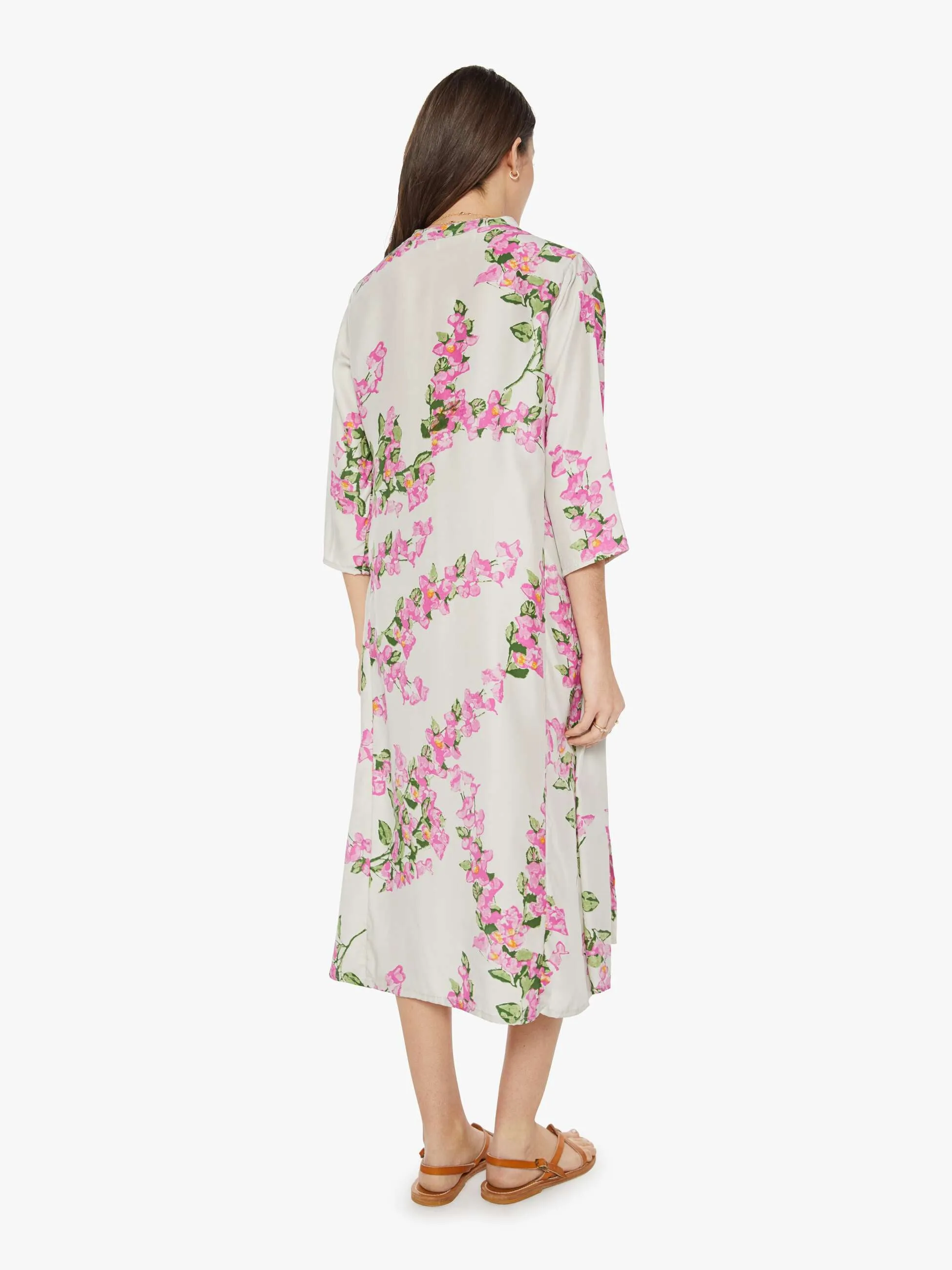 Natalie Martin Isobel Dress - Bougainvillea Mother Of Pearl sold by MOTHER product image thumbnail 4