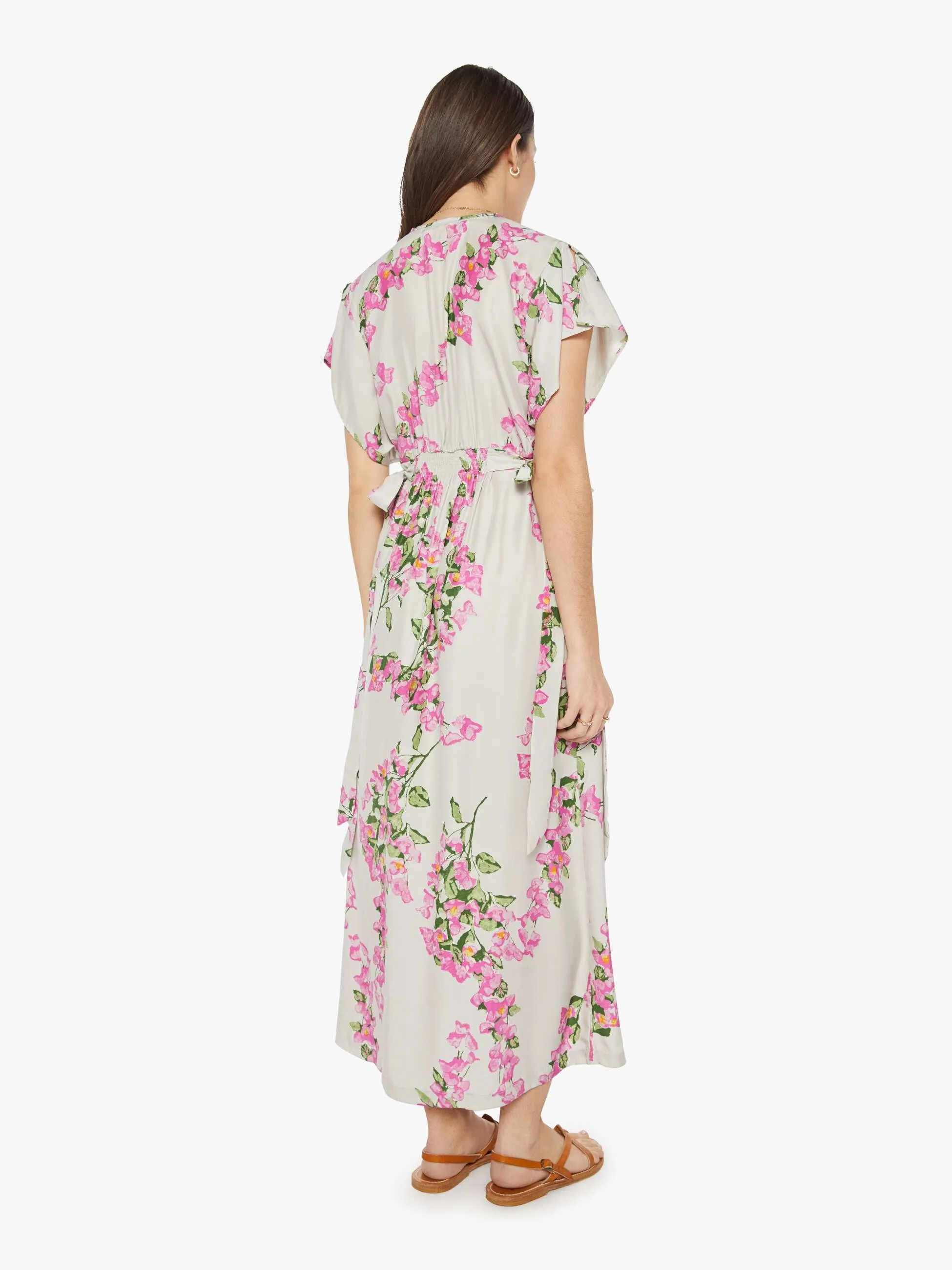 Natalie Martin Monica Dress - Bougainvillea Mother Of Pearl sold by MOTHER product image thumbnail 4