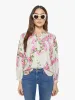 Natalie Martin Tolan Shirt - Bougainvillea Mother Of Pearl sold by MOTHER
