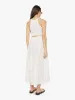 Natalie Martin Bella Skirt - Medallion Embroidery Salt sold by MOTHER