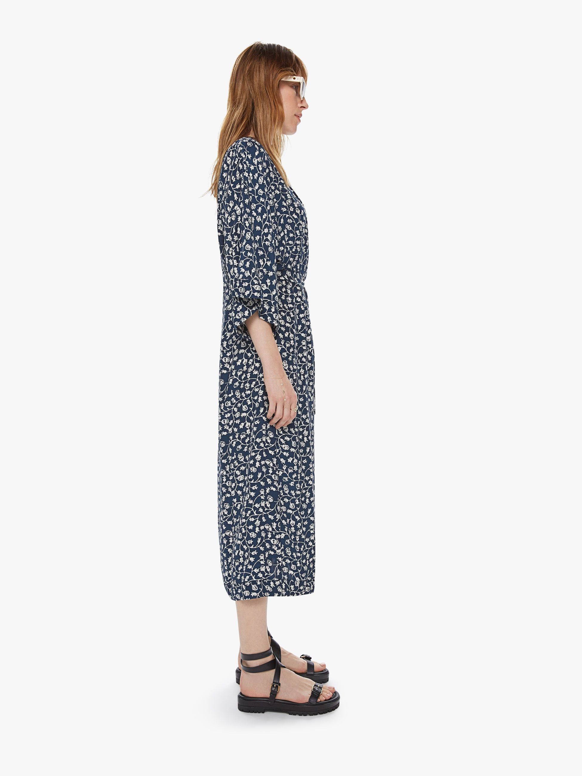 Natalie Martin Georgia Wrap - Pomegranate Indigo sold by MOTHER product image thumbnail 3