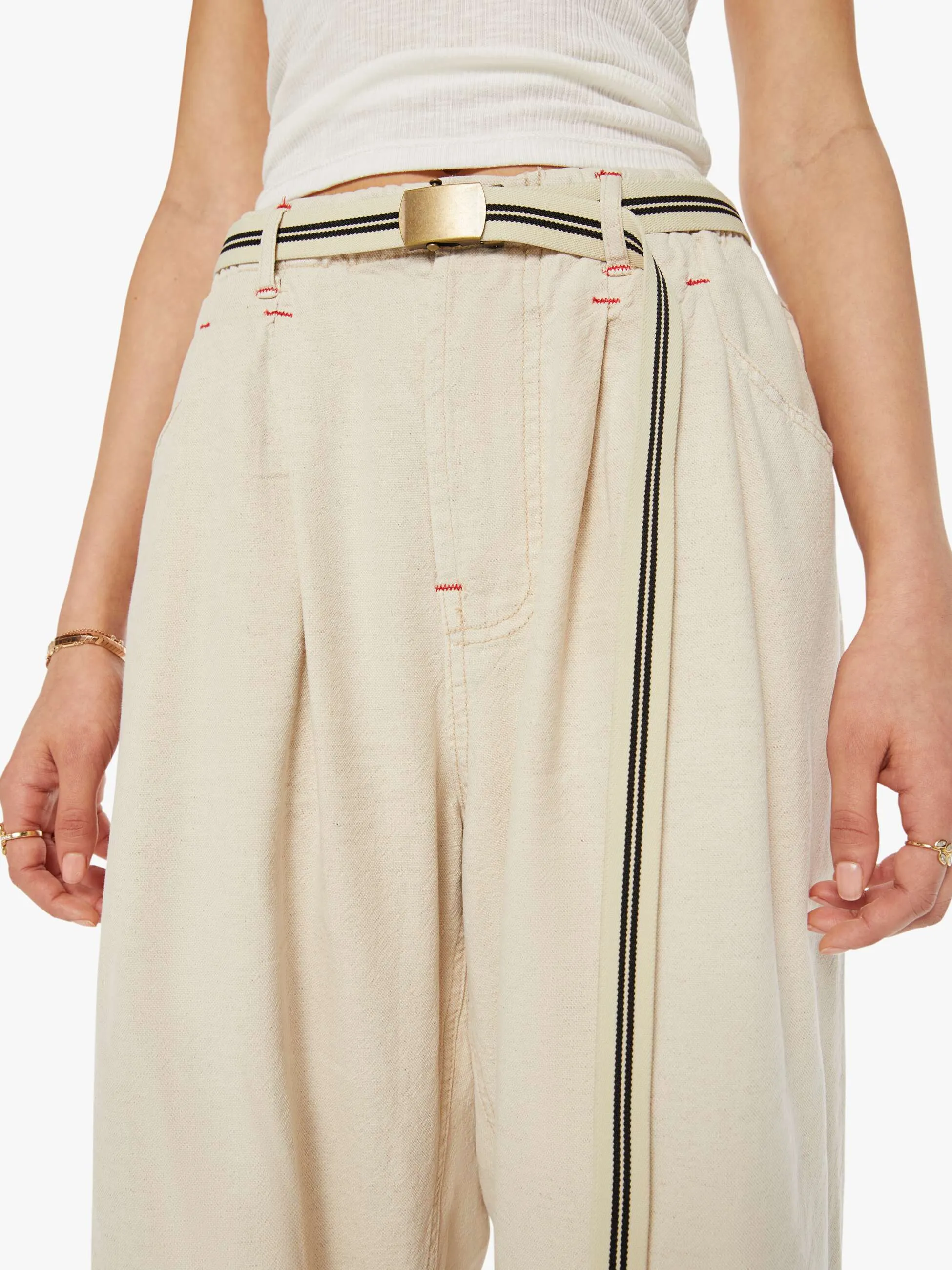 Dr. Collectors Venice Pant - Stone sold by MOTHER product image thumbnail 4