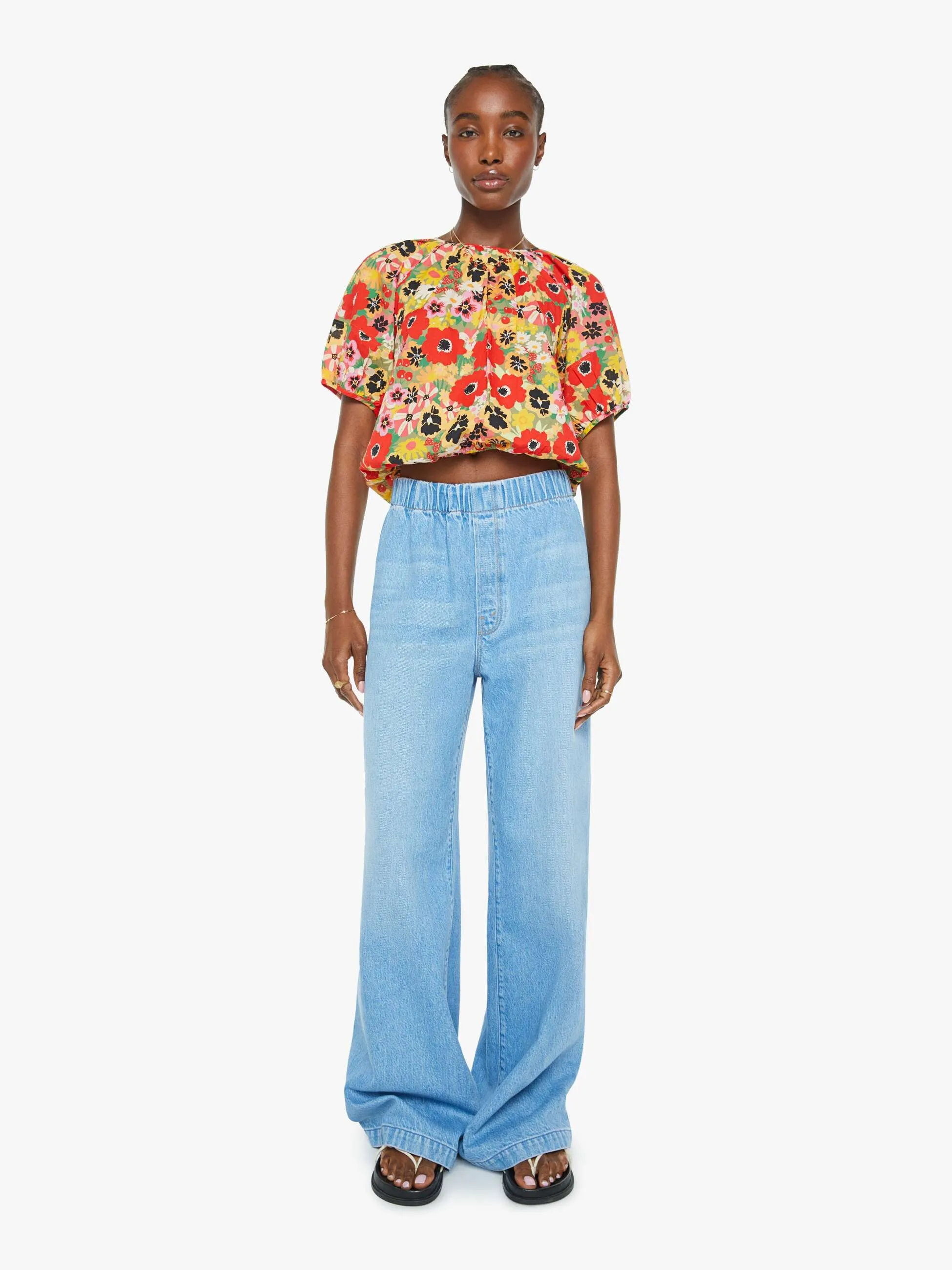 The Party In The Back Shirt - Flowers Al Fresco sold by MOTHER product image thumbnail 5