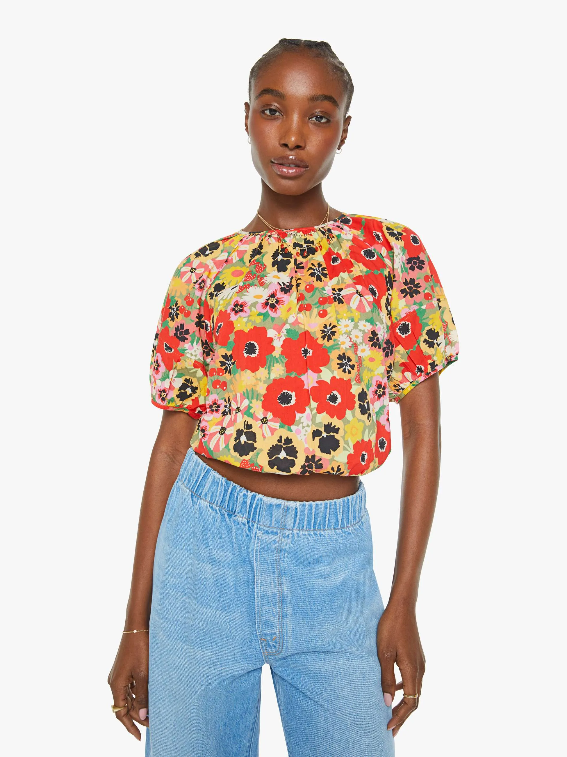 The Party In The Back Shirt - Flowers Al Fresco sold by MOTHER product image thumbnail 2