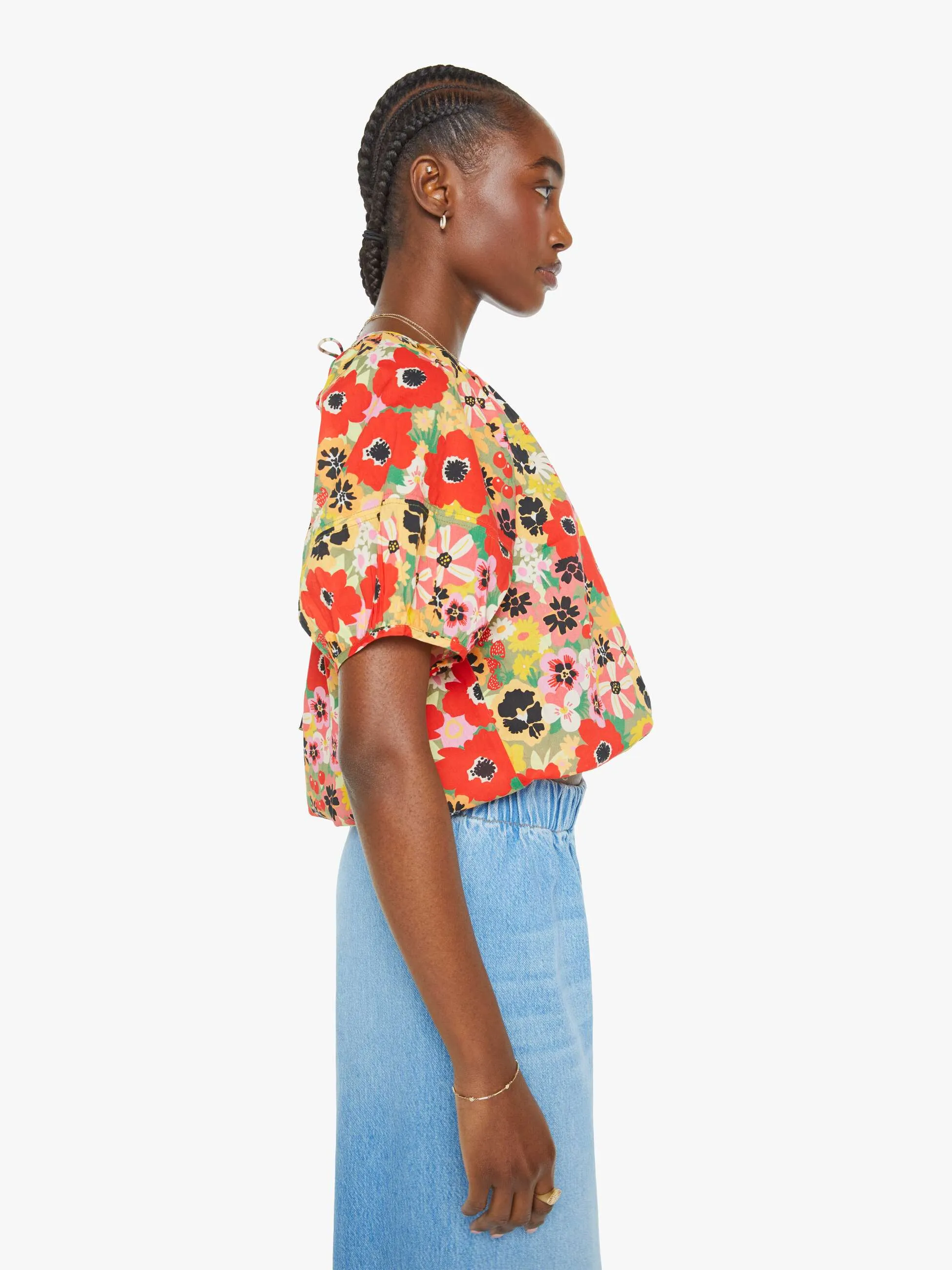 The Party In The Back Shirt - Flowers Al Fresco sold by MOTHER product image thumbnail 3