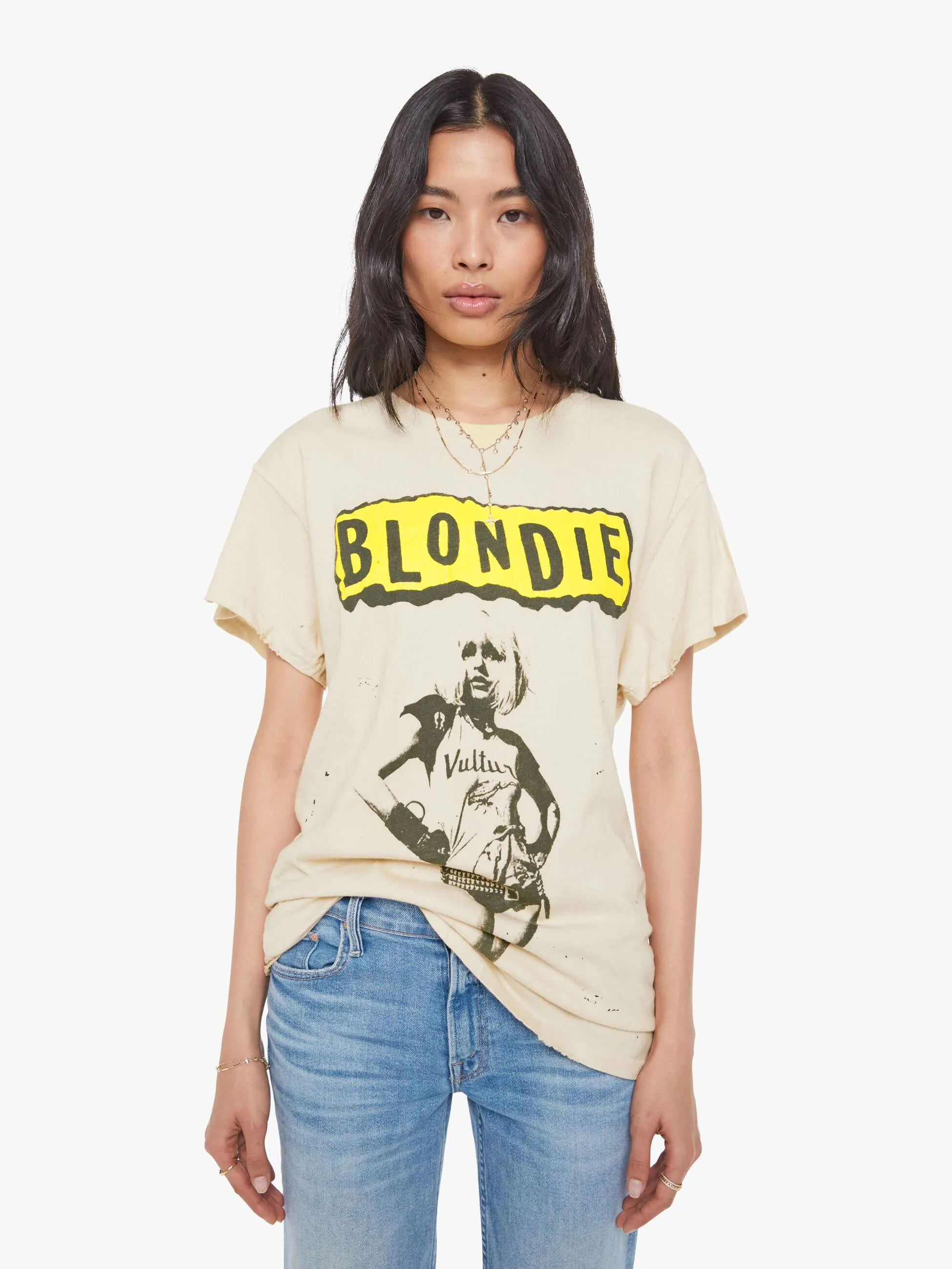 MadeWorn Blondie Tee - Tea Stained sold by MOTHER