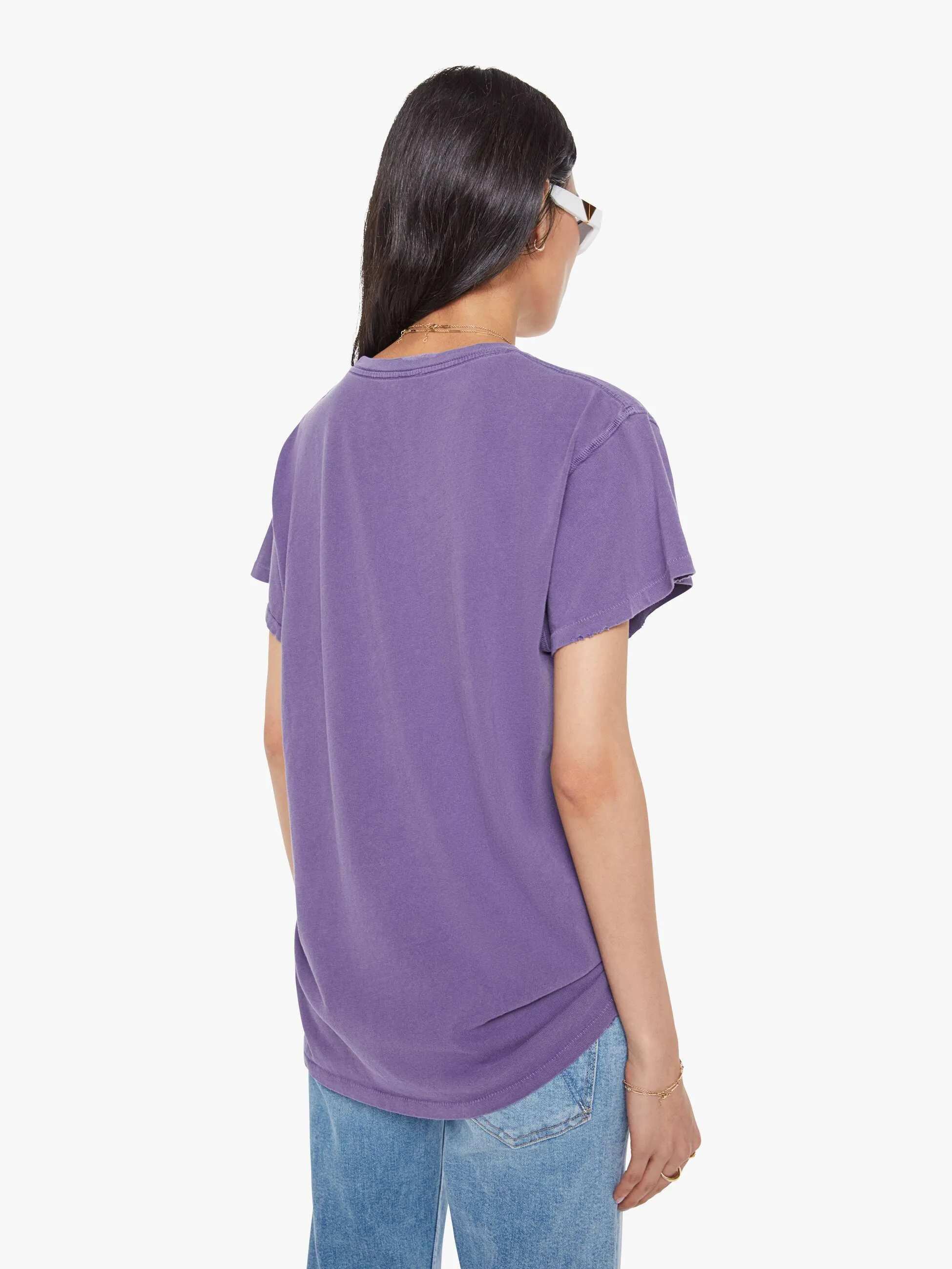 MadeWorn Stevie Nicks Tee - Plum sold by MOTHER product image thumbnail 3