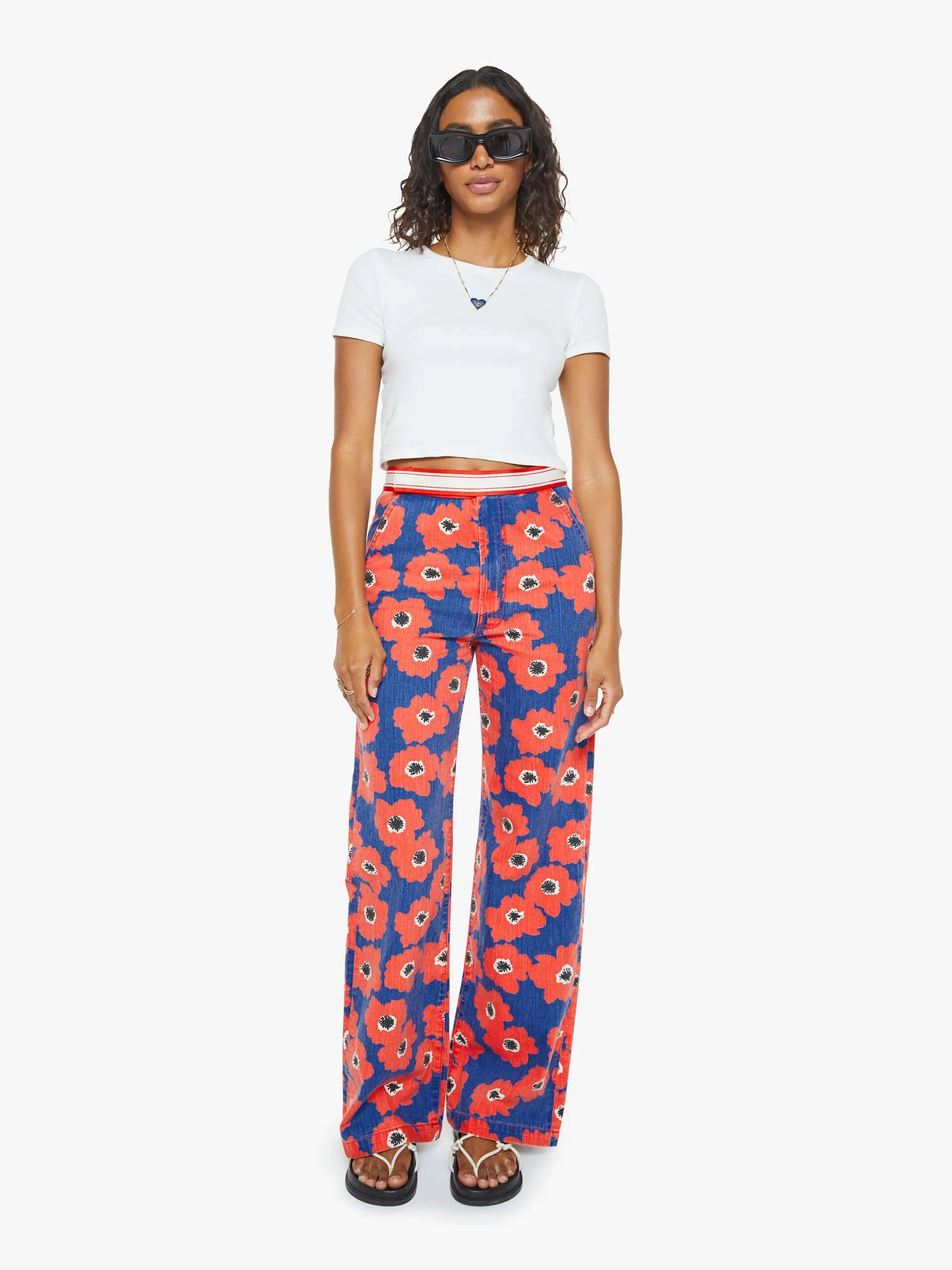 The Let It Rip Maven Sneak - Pop Art Poppies sold by MOTHER