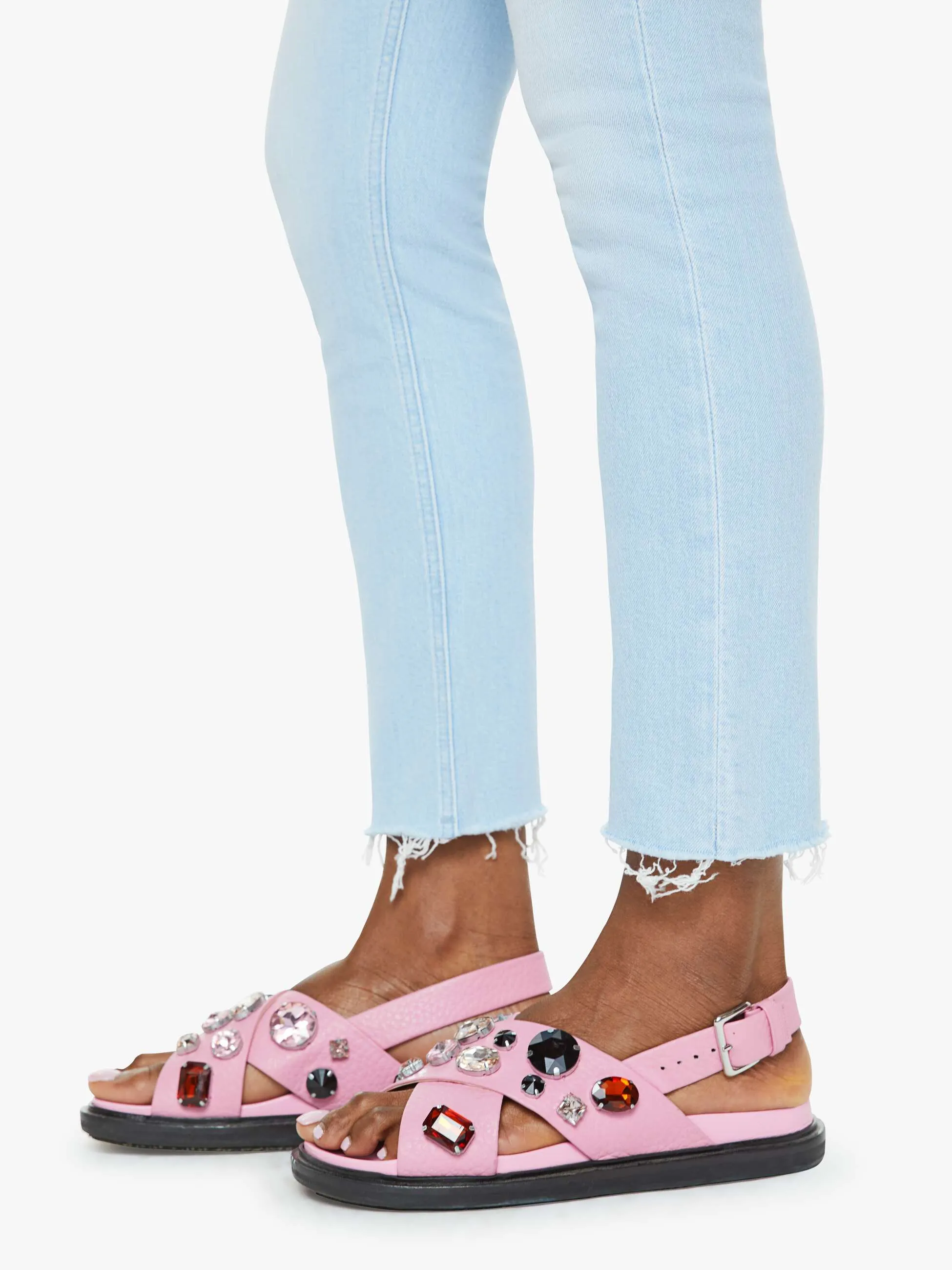 The Mid Rise Dazzler Crop Fray - Ahead Of Its Time sold by MOTHER product image thumbnail 5