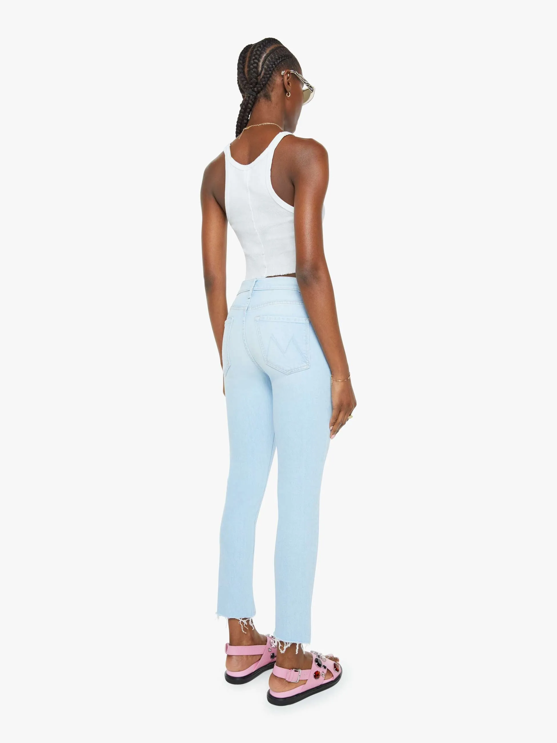 The Mid Rise Dazzler Crop Fray - Ahead Of Its Time sold by MOTHER product image thumbnail 4
