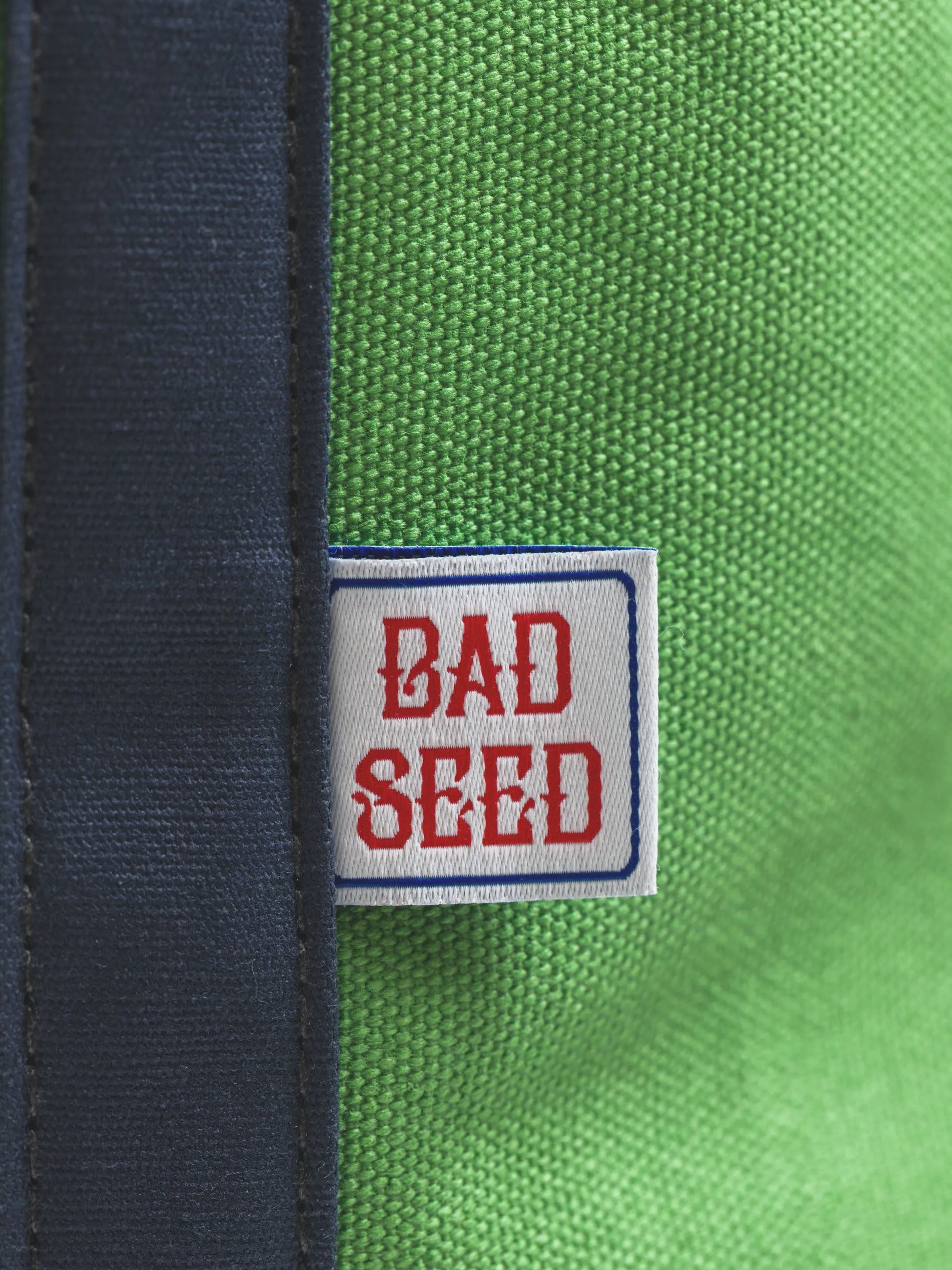 The Canvas Tote Bag - Kelly Green And Cobalt sold by MOTHER product image thumbnail 4