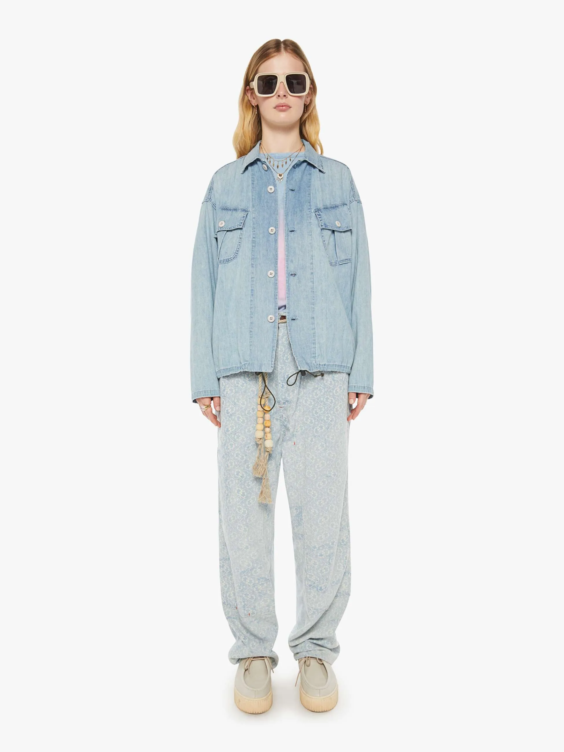 Dr. Collectors Opium Shirt - Sky Blue sold by MOTHER product image thumbnail 4