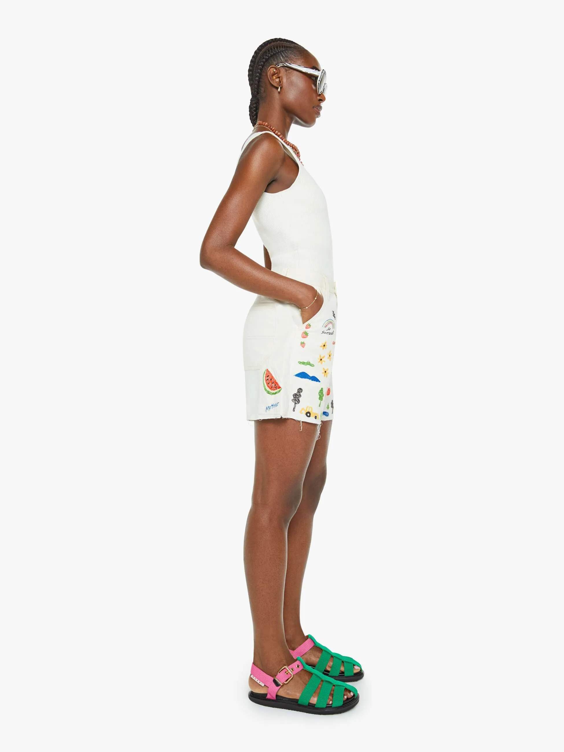 The Stud Finder Short Fray - No Rainbows Without Rain sold by MOTHER product image thumbnail 3