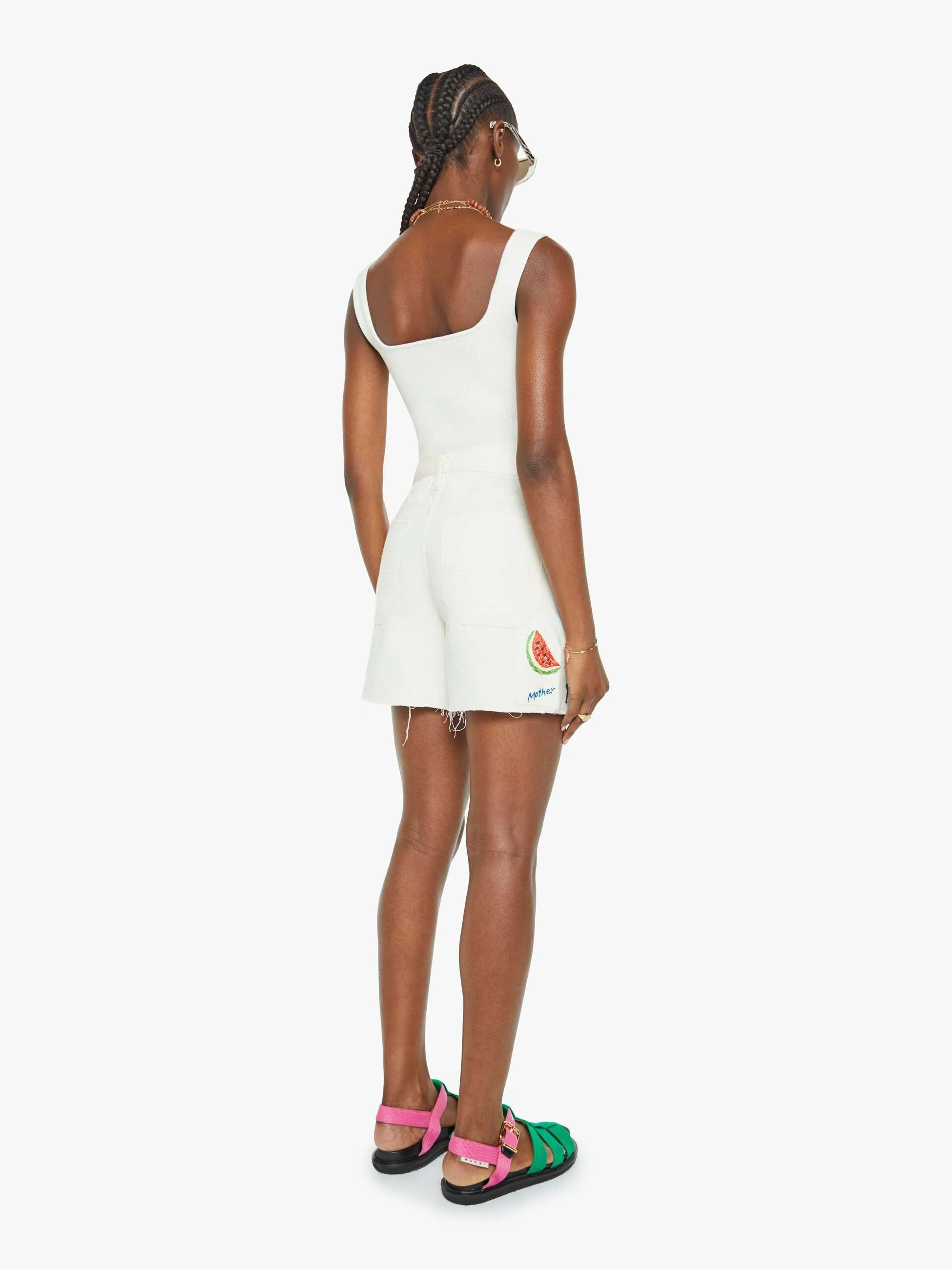 The Stud Finder Short Fray - No Rainbows Without Rain sold by MOTHER product image thumbnail 4