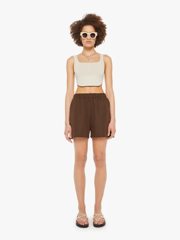 SPRWMN Culotte Shorts - Americano sold by MOTHER