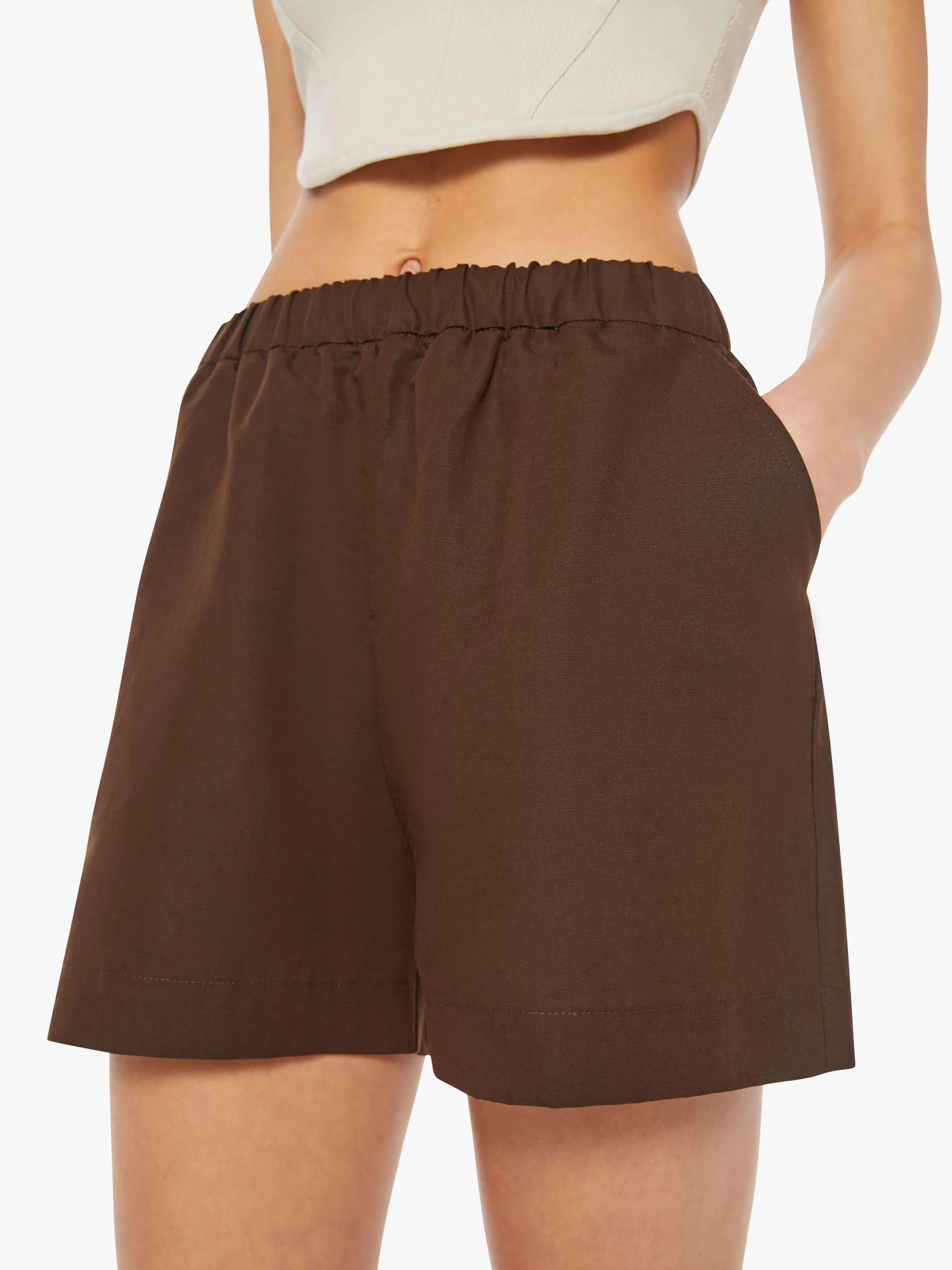 SPRWMN Culotte Shorts - Americano sold by MOTHER product image thumbnail 5