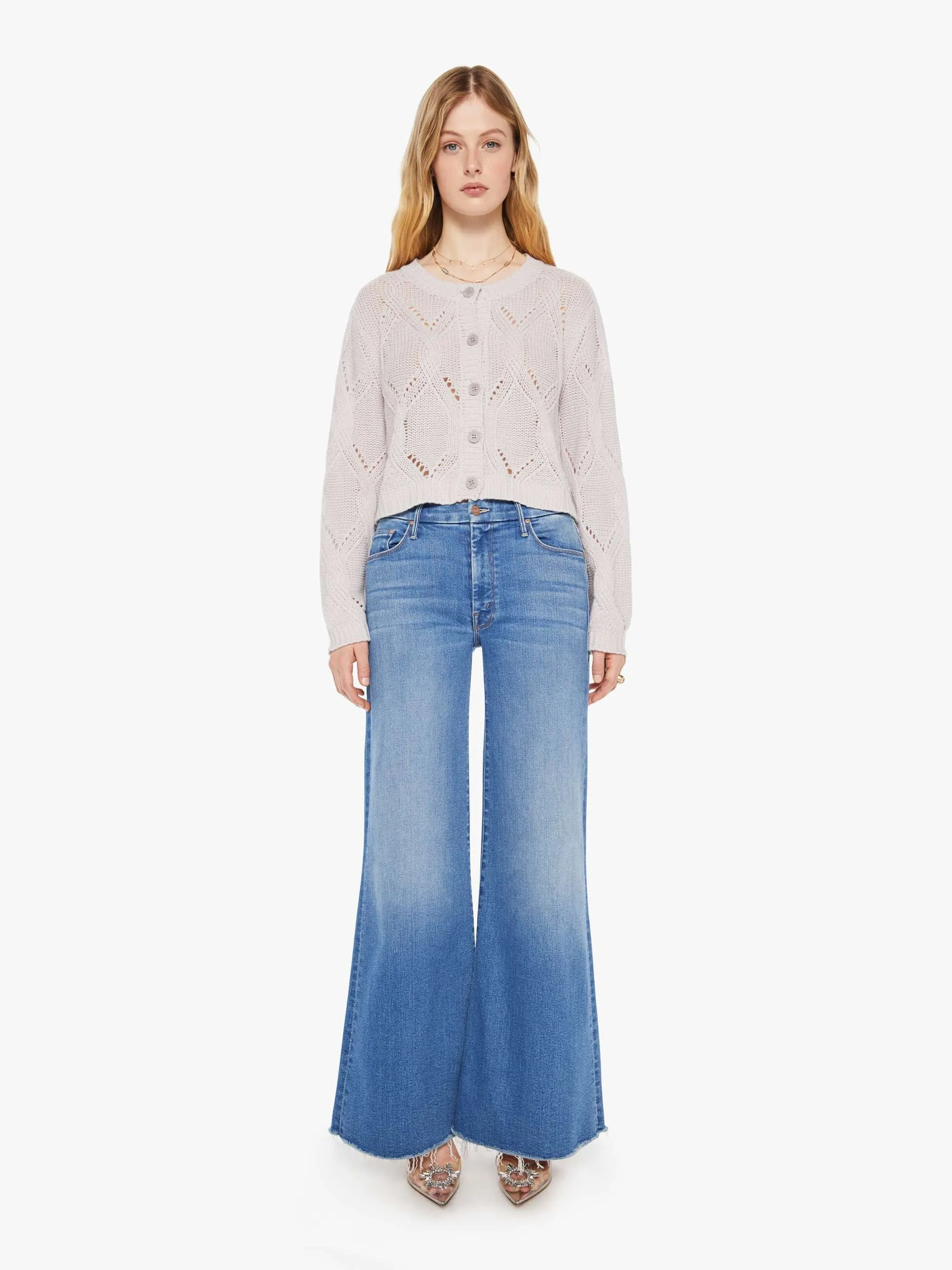 SABLYN Emmanuel B Crewneck Cardigan - Skye sold by MOTHER product image thumbnail 5