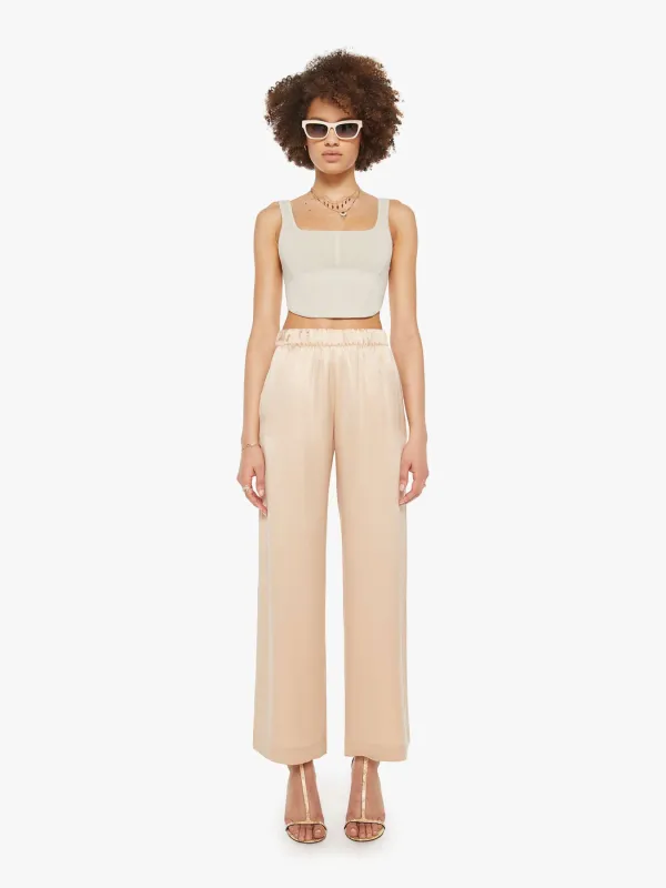 SABLYN Brynn High Rise Wide Leg Pant - Pink Sand sold by MOTHER