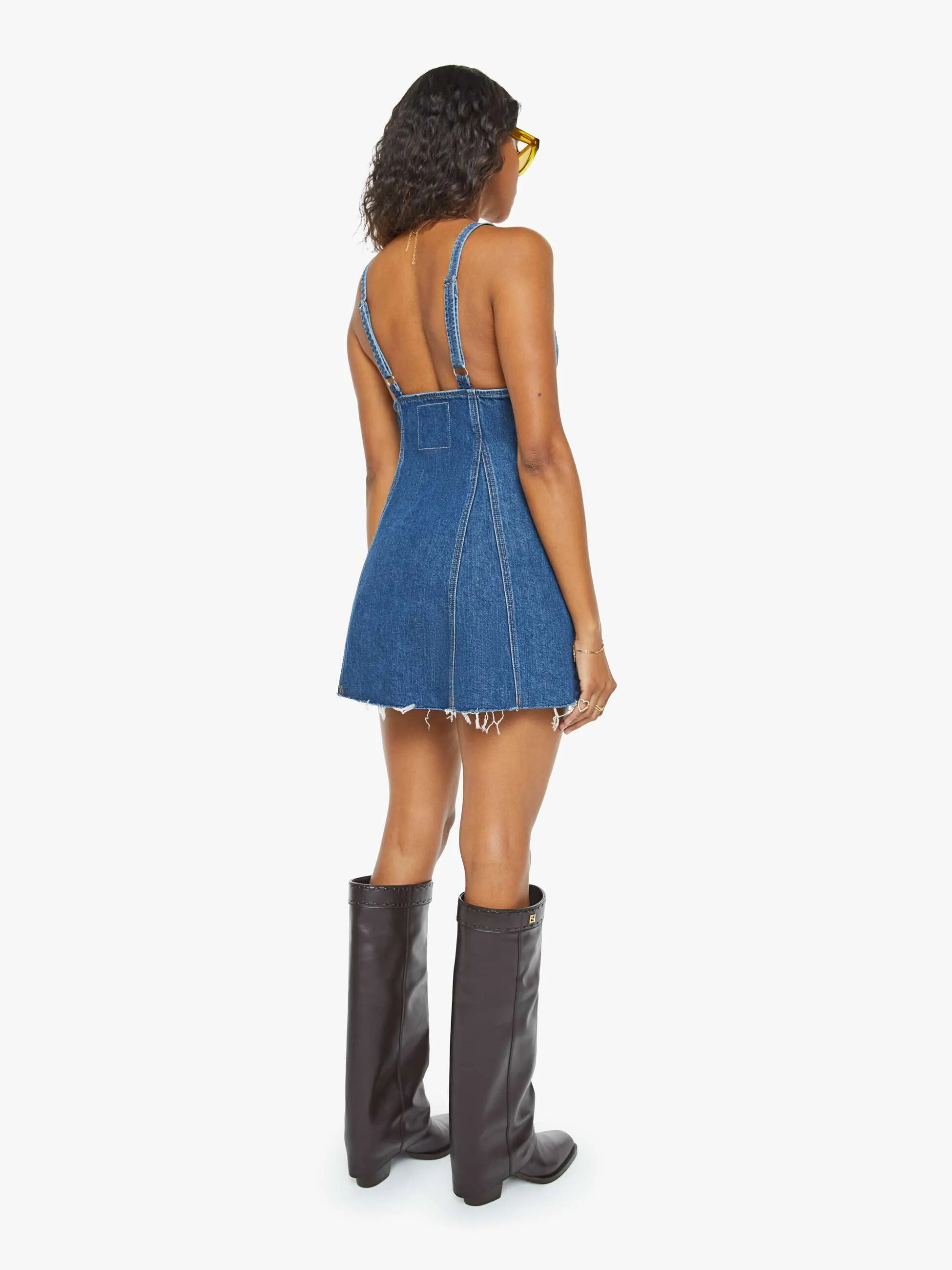 The Tit For Tat Dress Fray - Where The Sun Don't Shine sold by MOTHER product image thumbnail 4