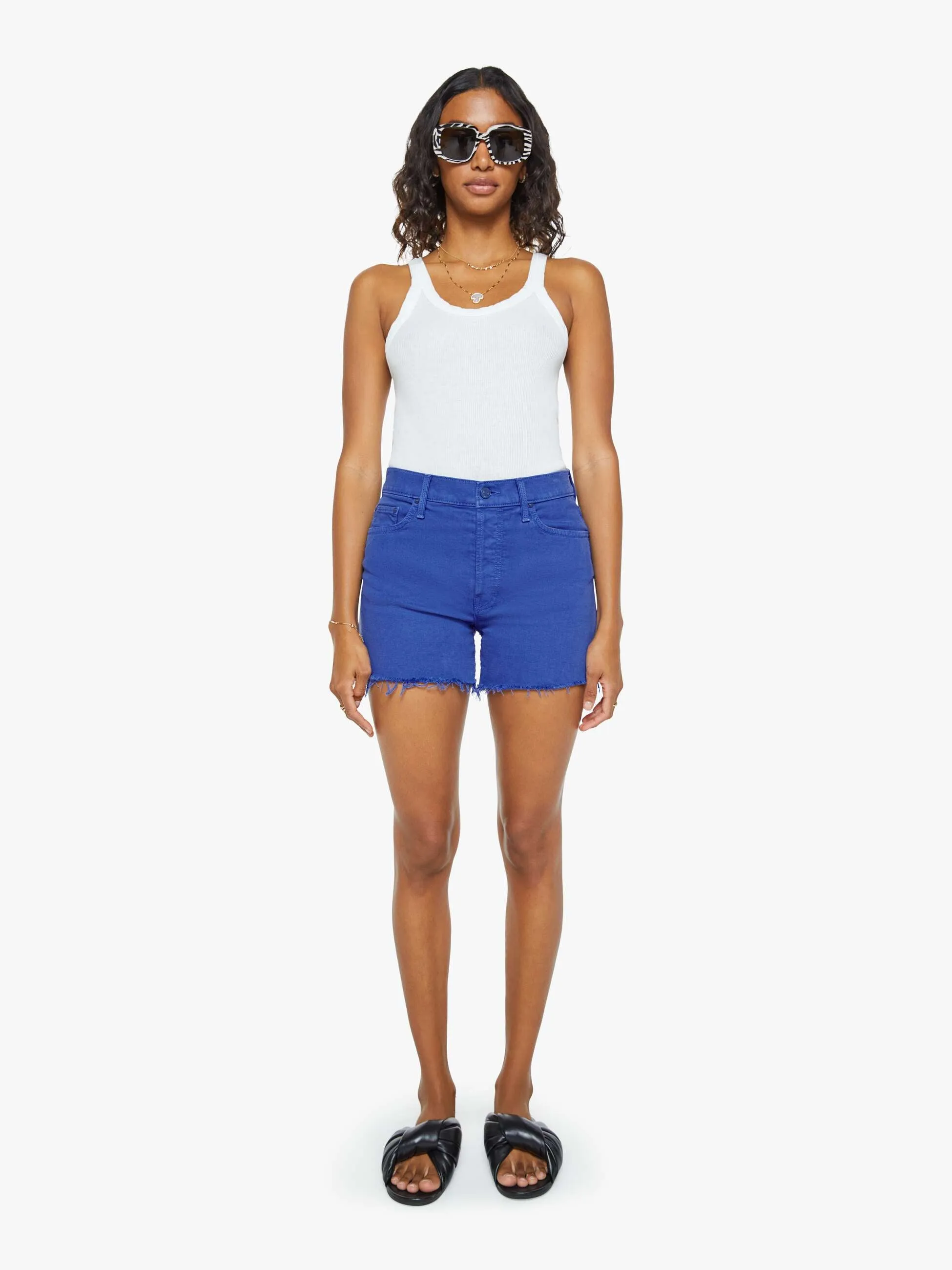 The Skipper Short N' Long Fray - Victoria Blue sold by MOTHER product image thumbnail 2