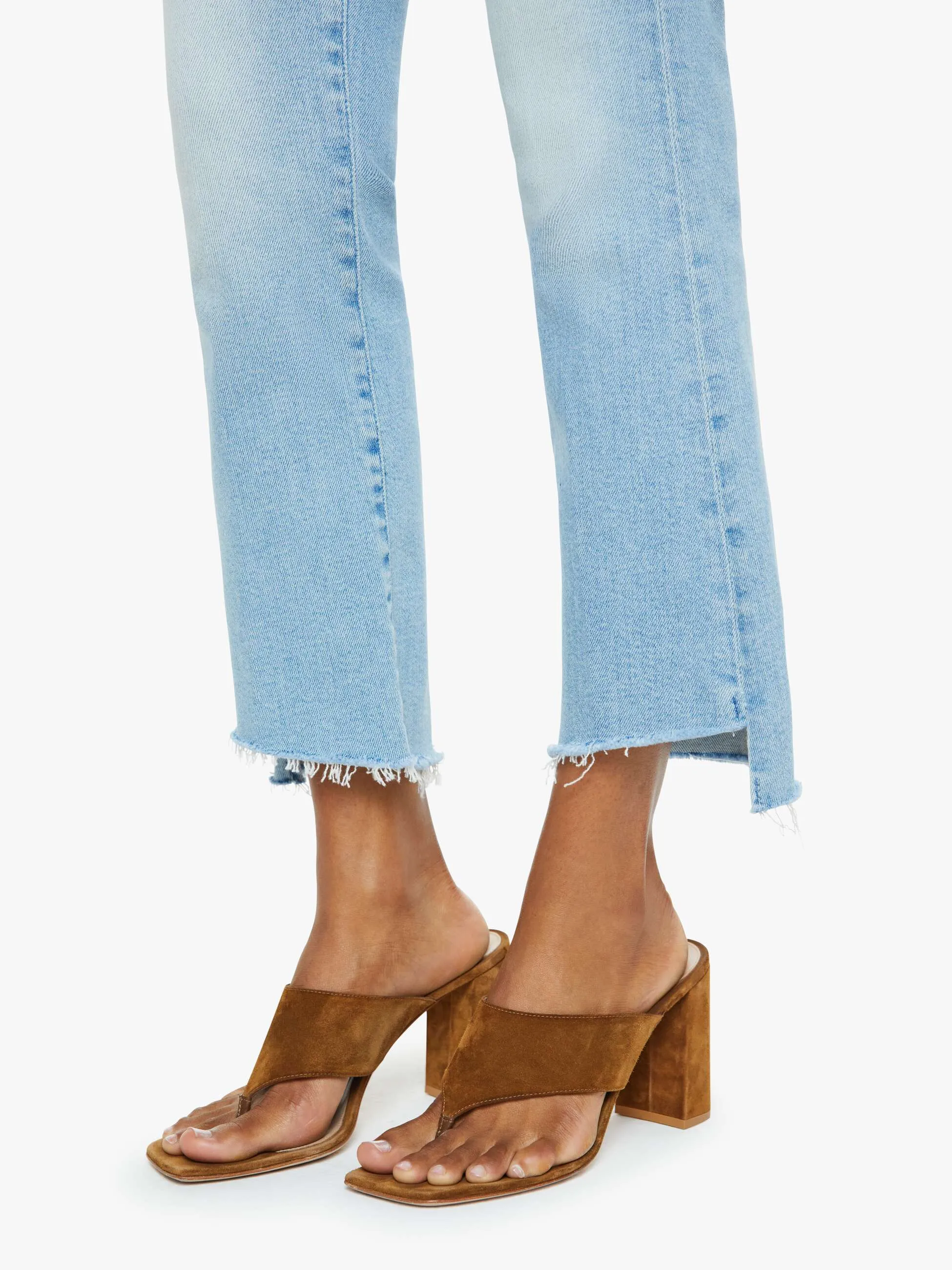 The Insider Crop Step Fray - Beaming sold by MOTHER product image thumbnail 5