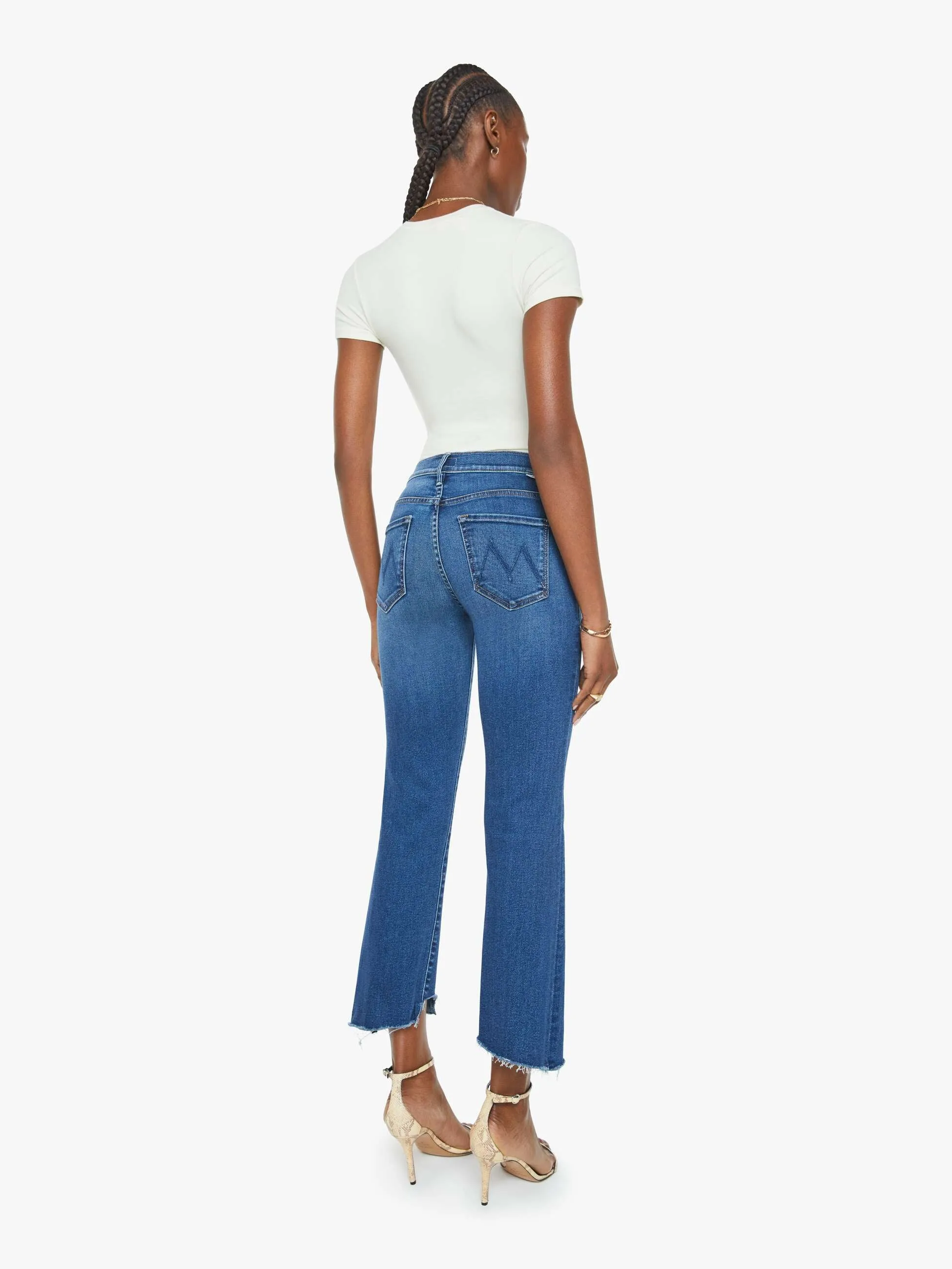 The Insider Crop Pointy Fray - Scorchin' Hot sold by MOTHER product image thumbnail 4