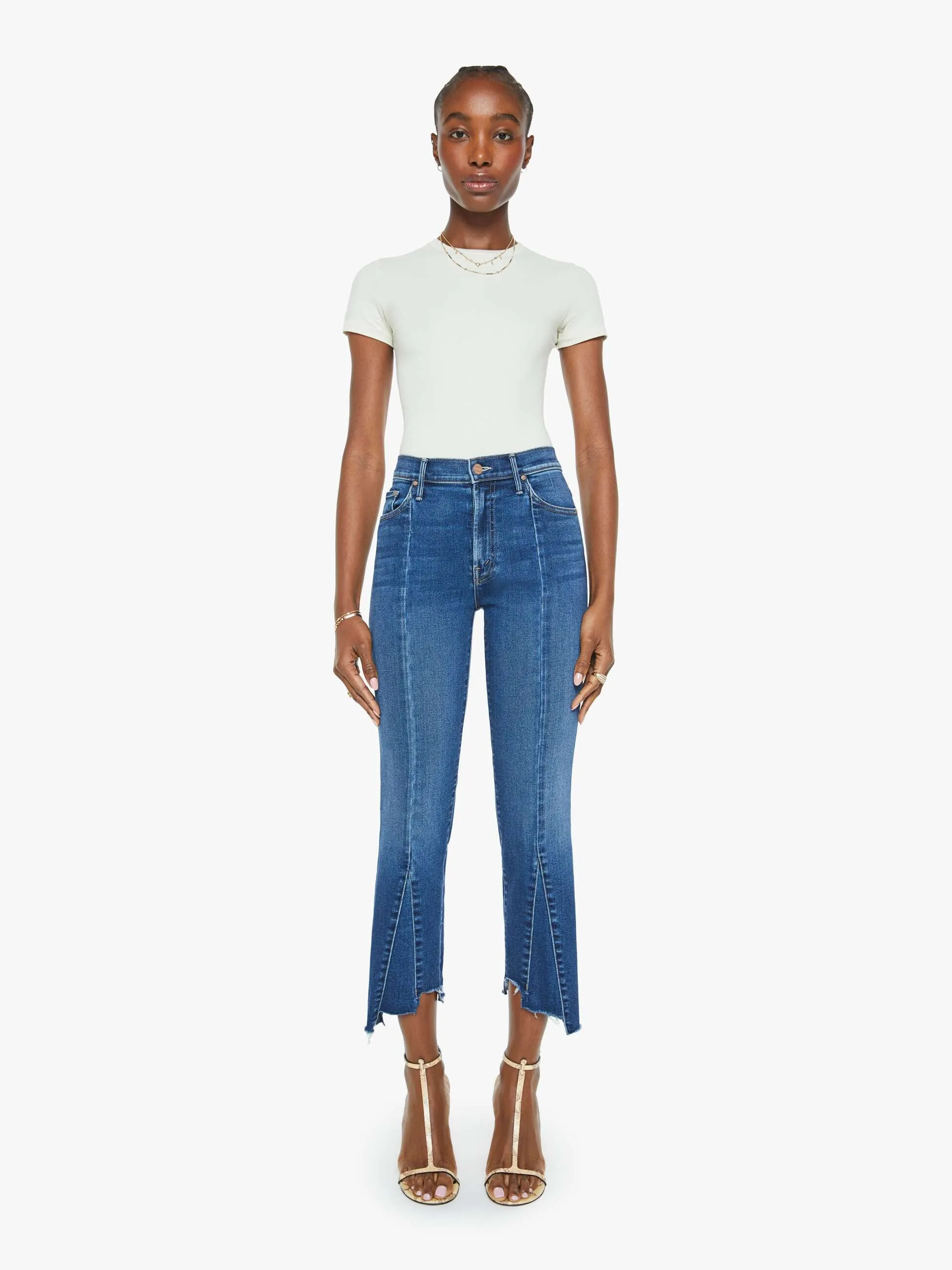 The Insider Crop Pointy Fray - Scorchin' Hot sold by MOTHER product image thumbnail 2