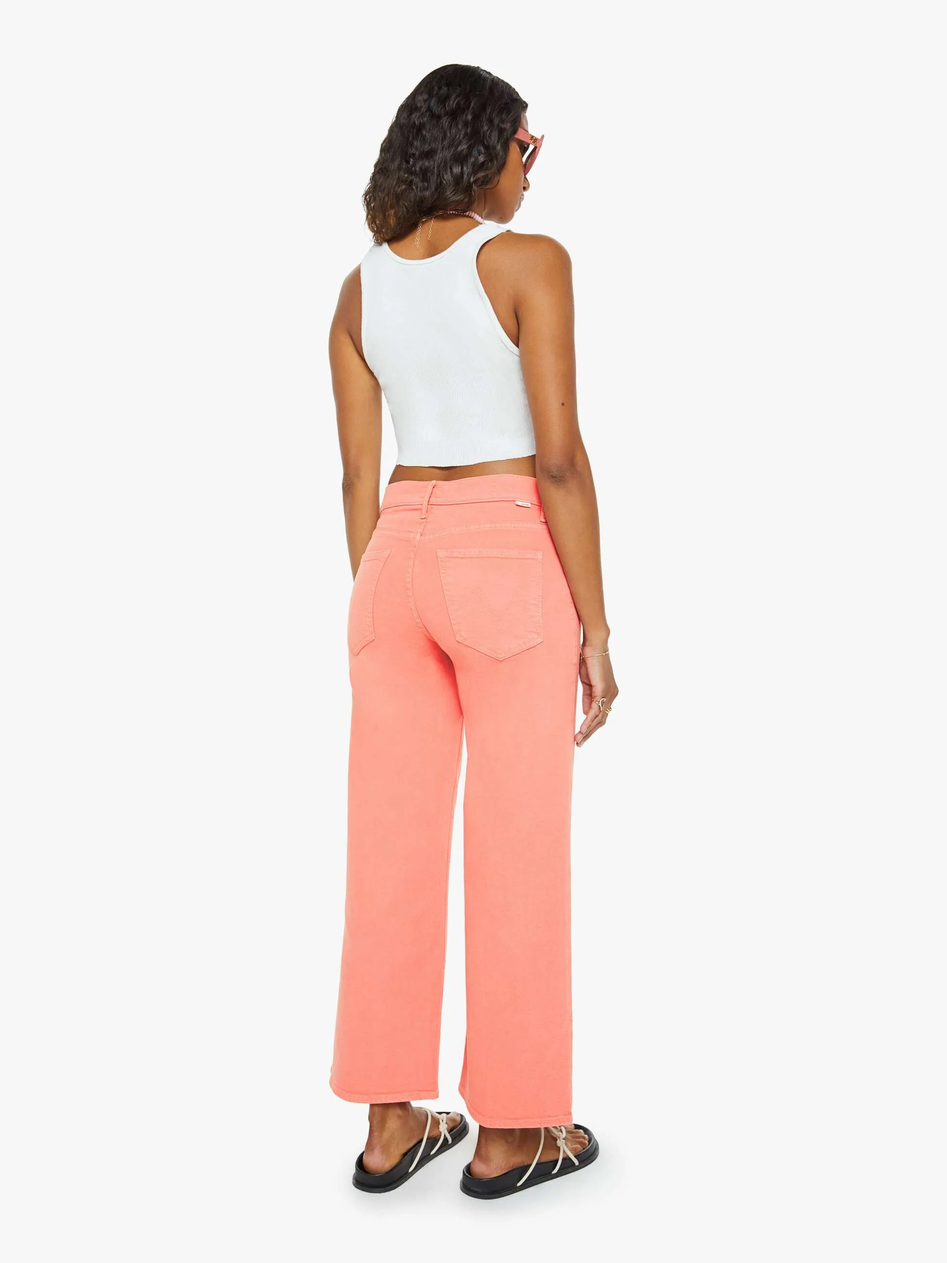 The Mid Rise Maven Ankle - Peach Amber sold by MOTHER product image thumbnail 4
