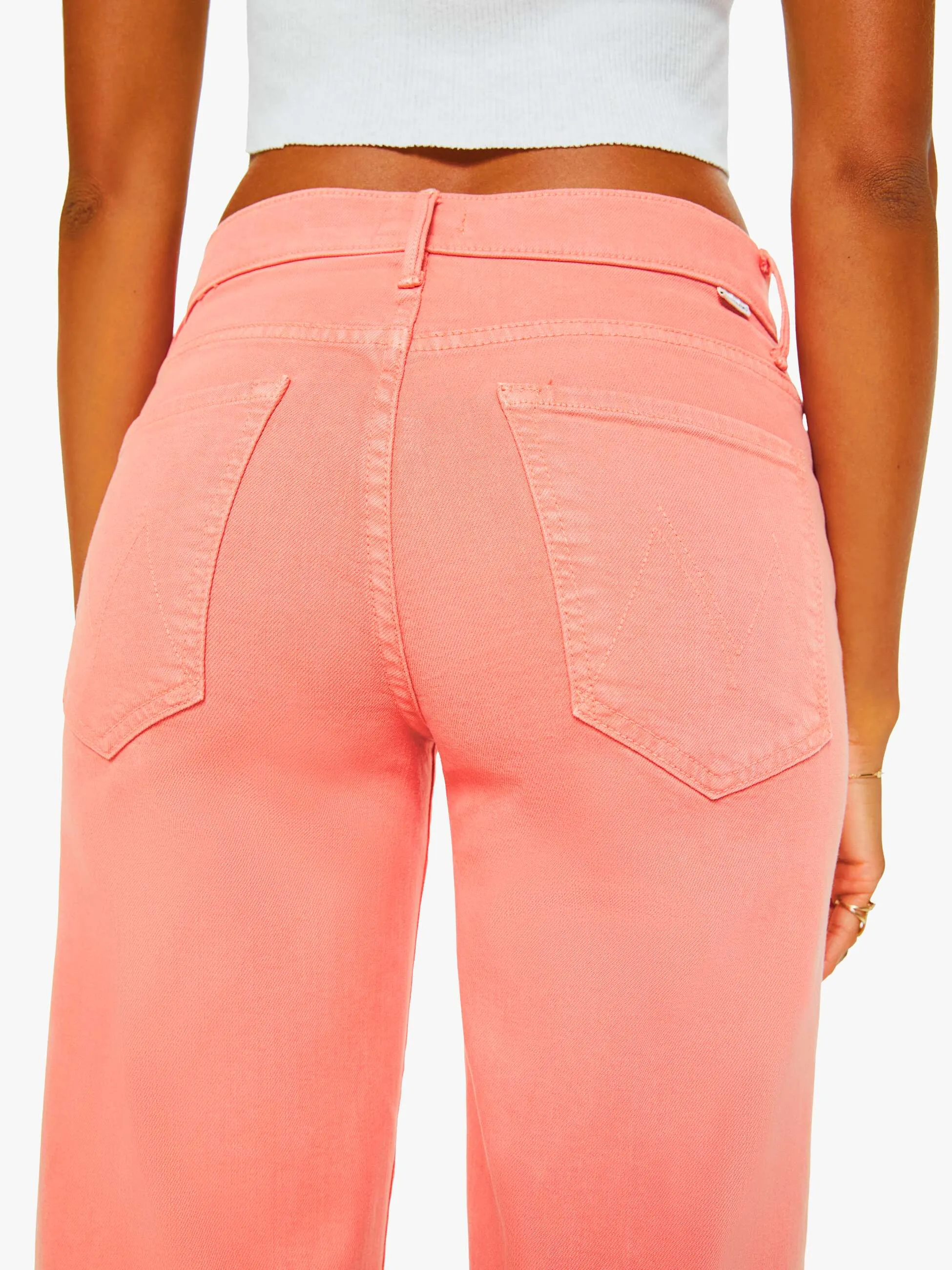 The Mid Rise Maven Ankle - Peach Amber sold by MOTHER product image thumbnail 5
