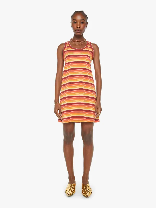 The Swing Tank Dress - Fire In The Sky made by MOTHER