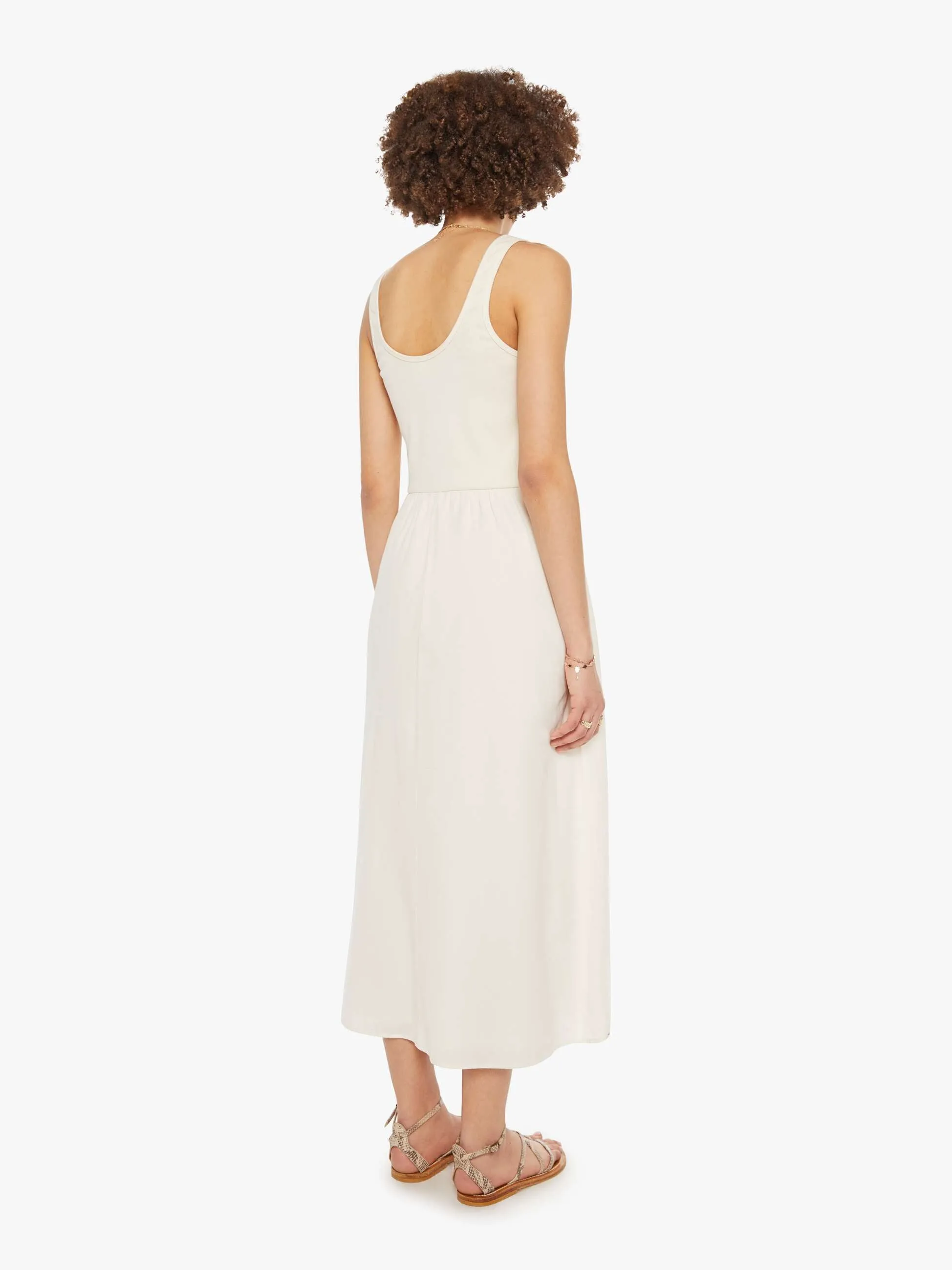 XiRENA Fenix Dress - Oysterette sold by MOTHER product image thumbnail 4