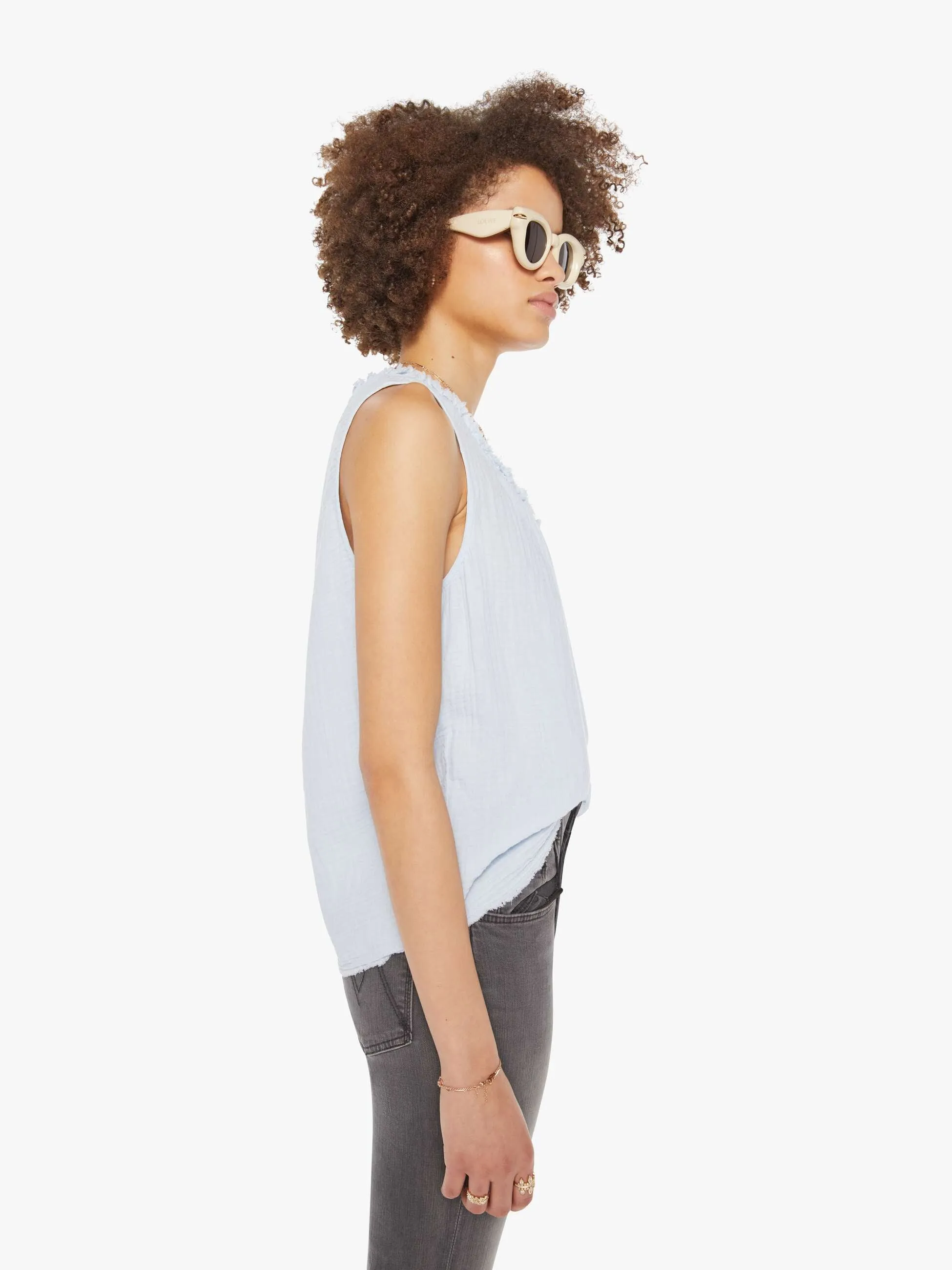 XiRENA Rosie Top - Blue Mist sold by MOTHER product image thumbnail 3