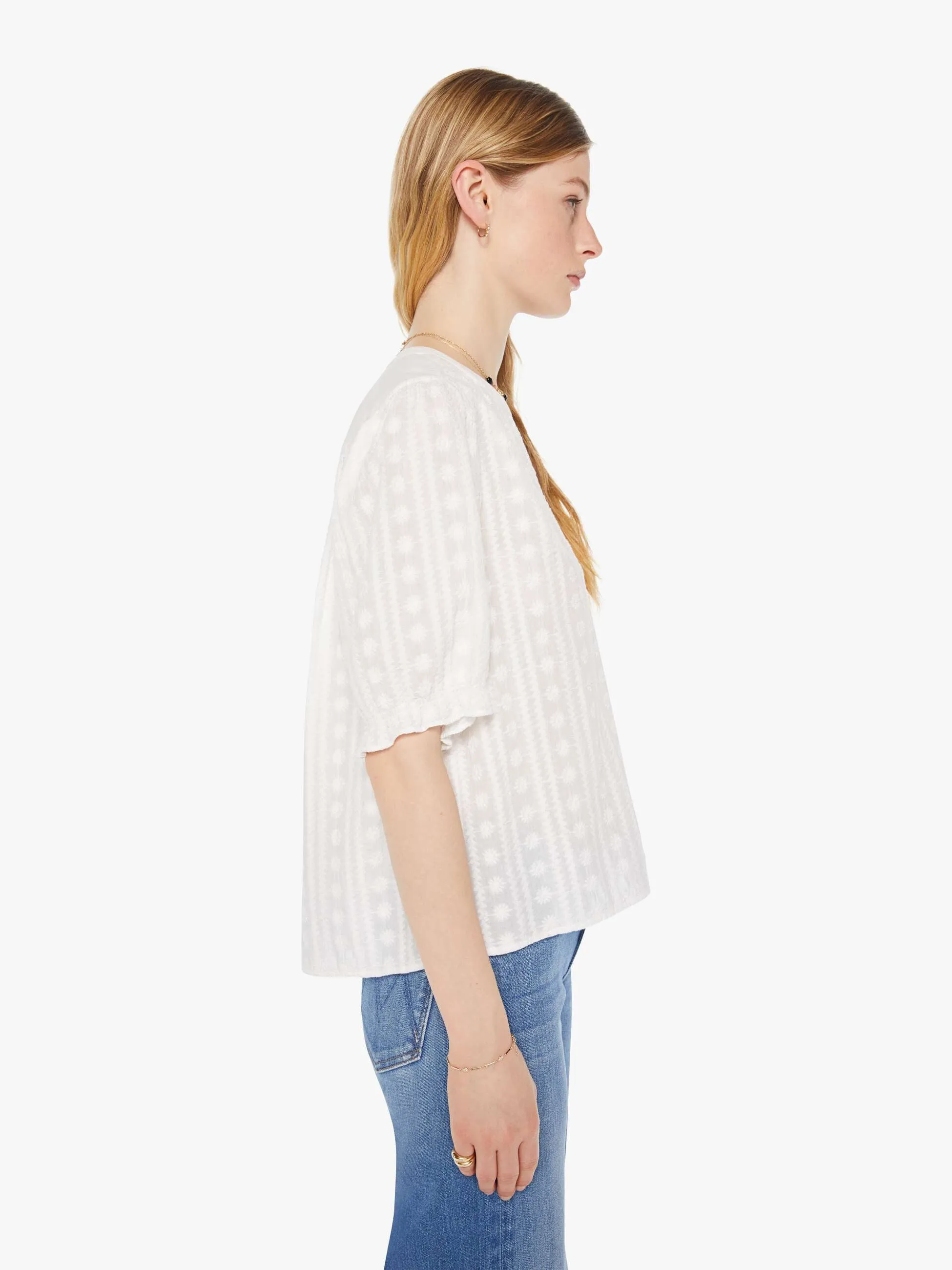 XiRENA Eden Shirt - White sold by MOTHER product image thumbnail 3