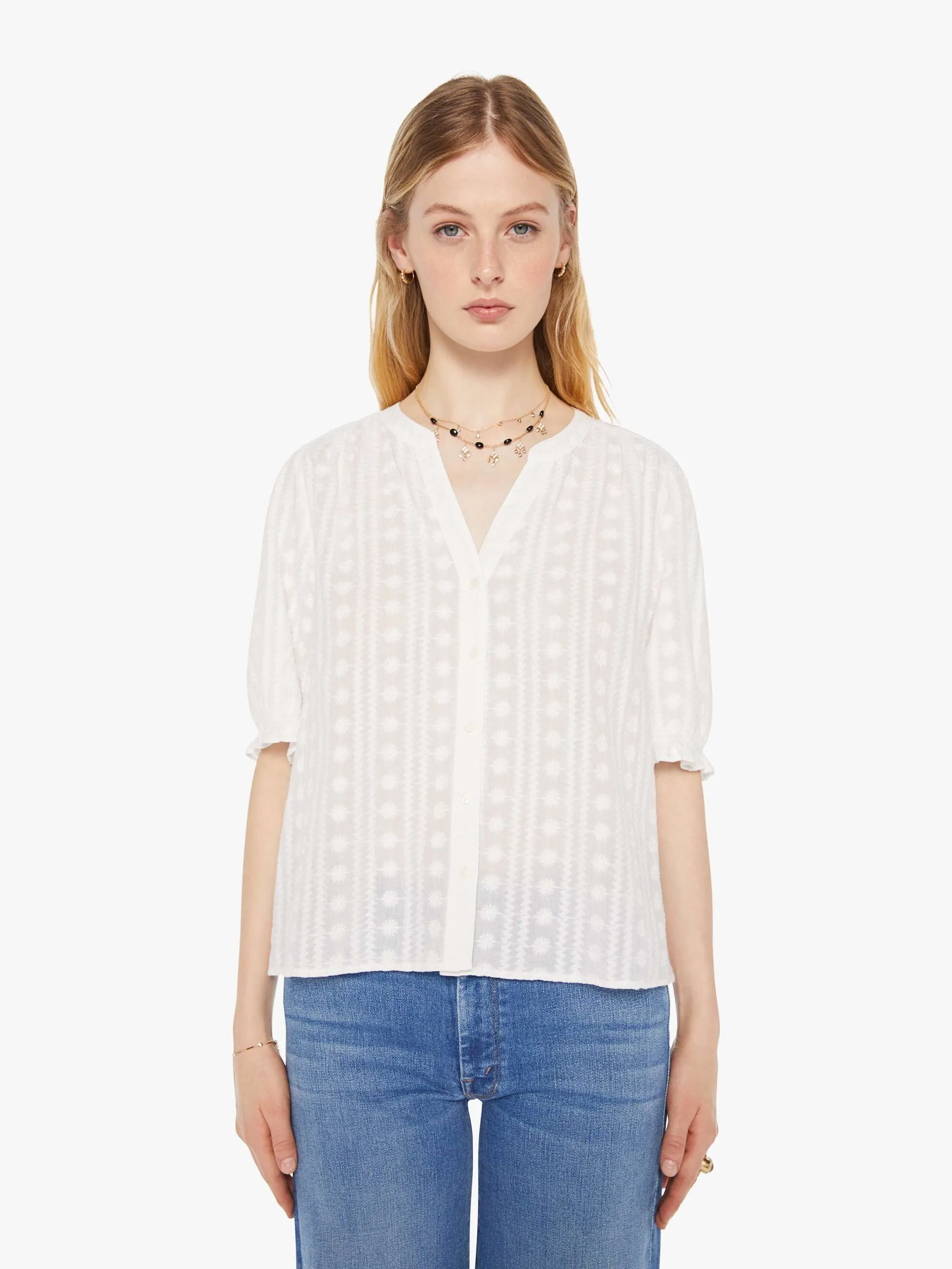 XiRENA Eden Shirt - White sold by MOTHER product image thumbnail 2